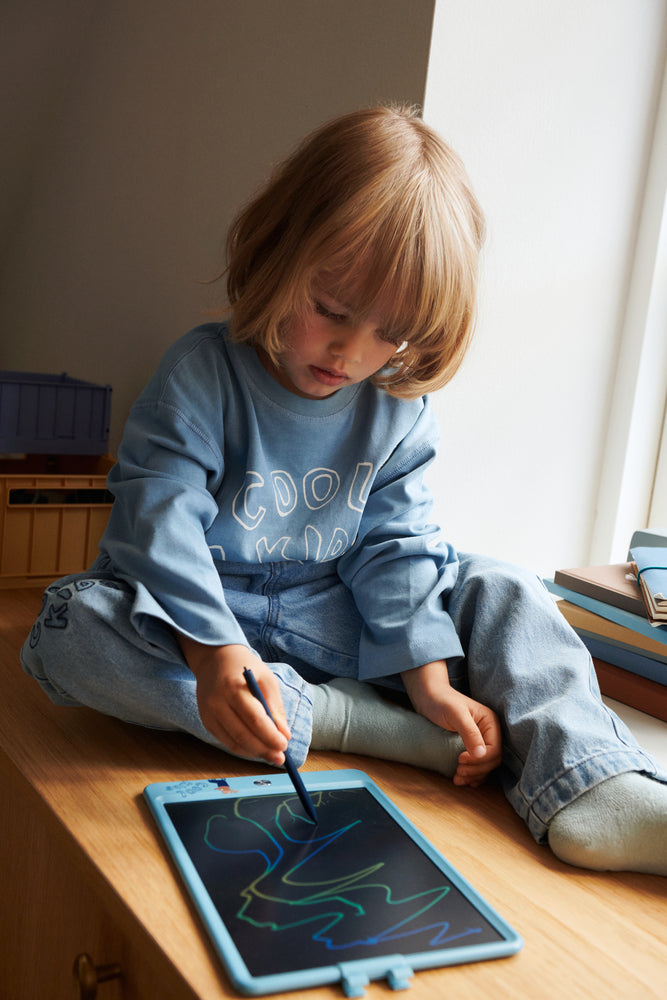 Liewood Zora LCD Tegnetavle - Tiger / Beach blue