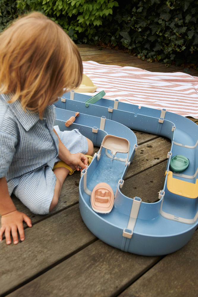 Liewood Cassian Waterway - Beach blue multi mix