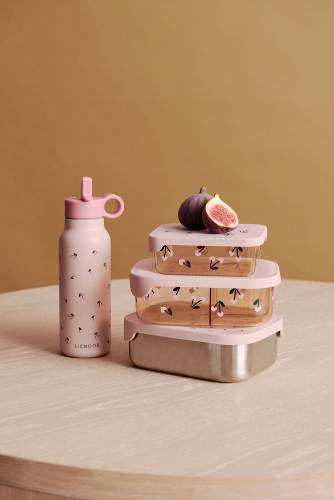 Liewood Arthur - Printed Lunchbox - Mini Cherry heart/Rosey