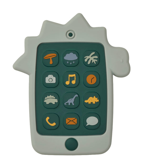 Liewood Thomas mobile phone teether - Dino dove blue