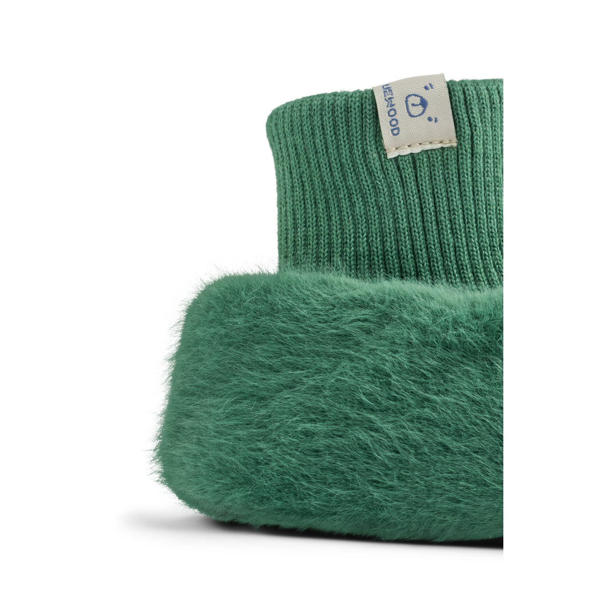 Liewood Beth Crocodile Plush Slippers - Garden green