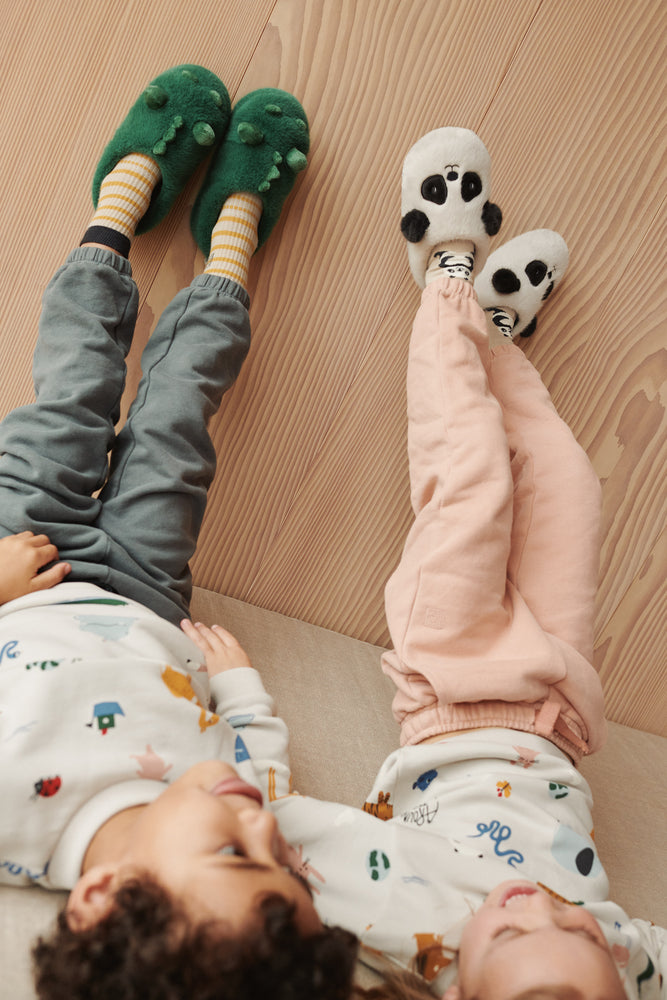 Liewood Aviaja Crocodile Slippers - Garden green