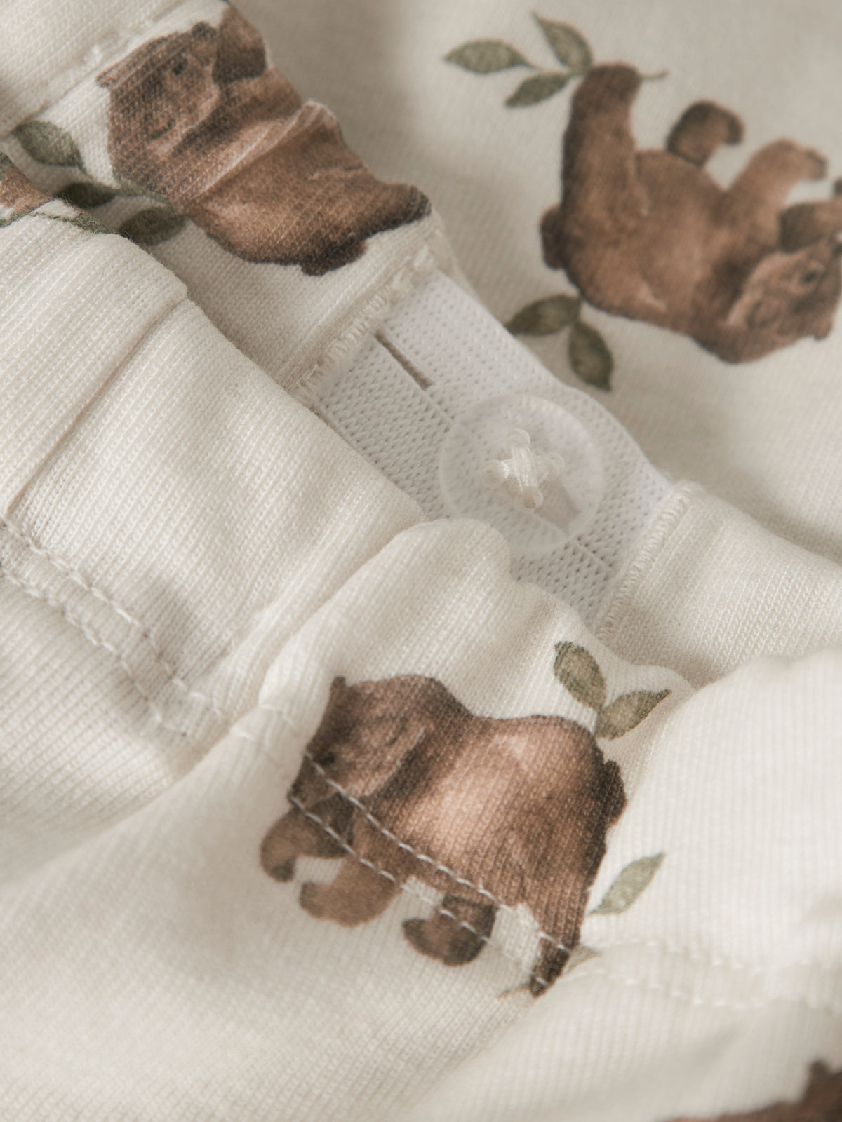Lil Atelier Layo - Gan Loose Pant - Turtledove / Bear