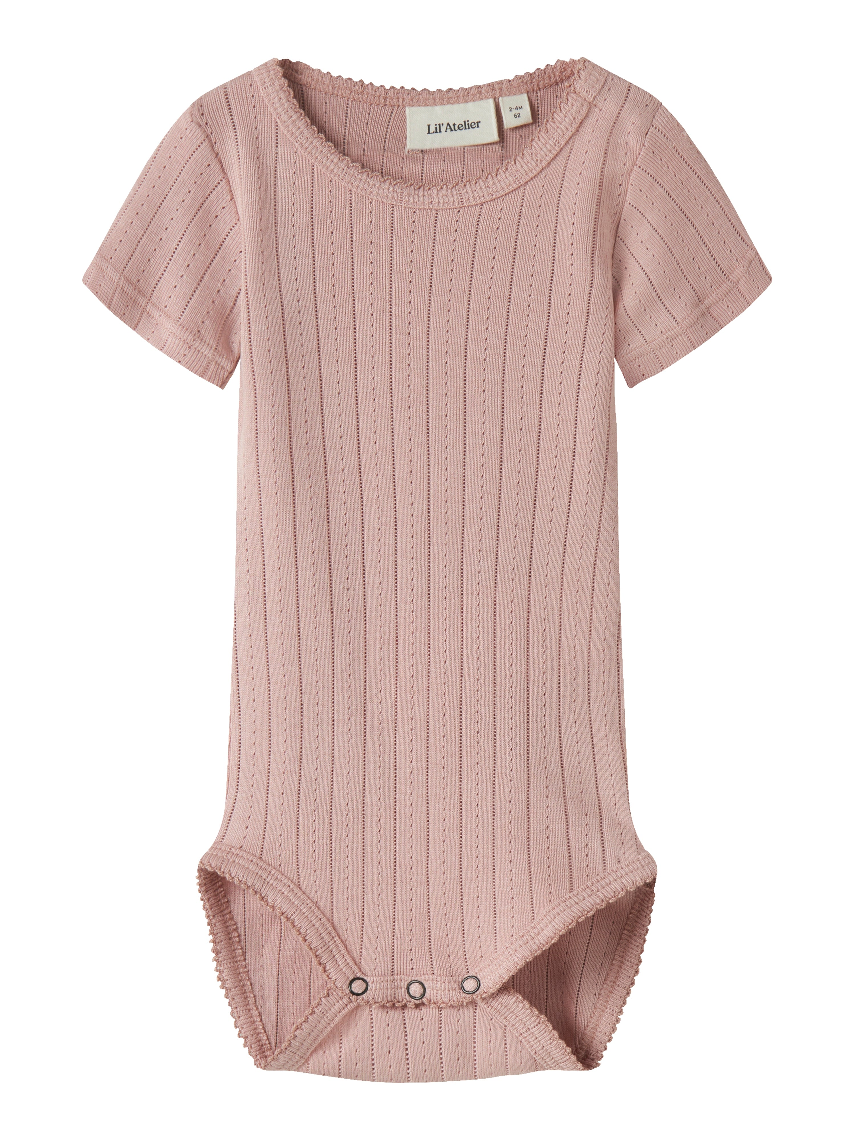Lil Atelier Rachels SS Slim Body - Misty Rose