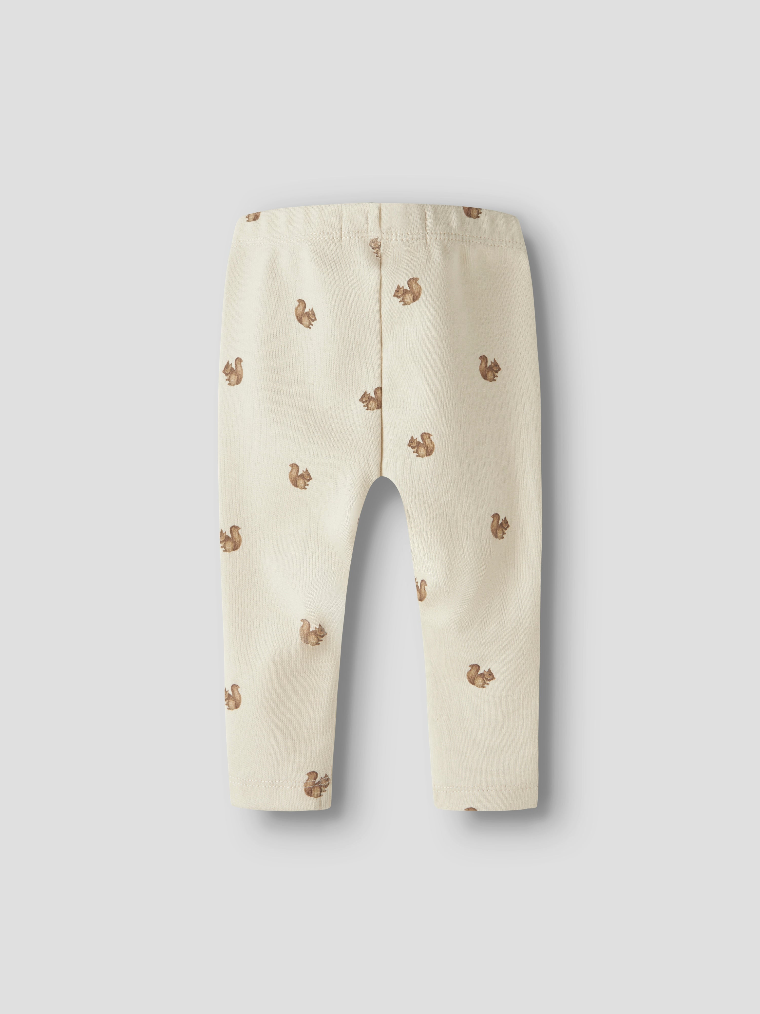 Lil Atelier Layo - Kim Slim Leggings NOOS - Turtledove/Squirrel
