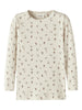 Lil Atelier Gago - LS Slim Top NOOS - Turtledove/Flower
