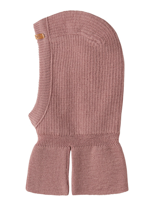 Lil Atelier Nanson Knit Balaclava - Misty Rose
