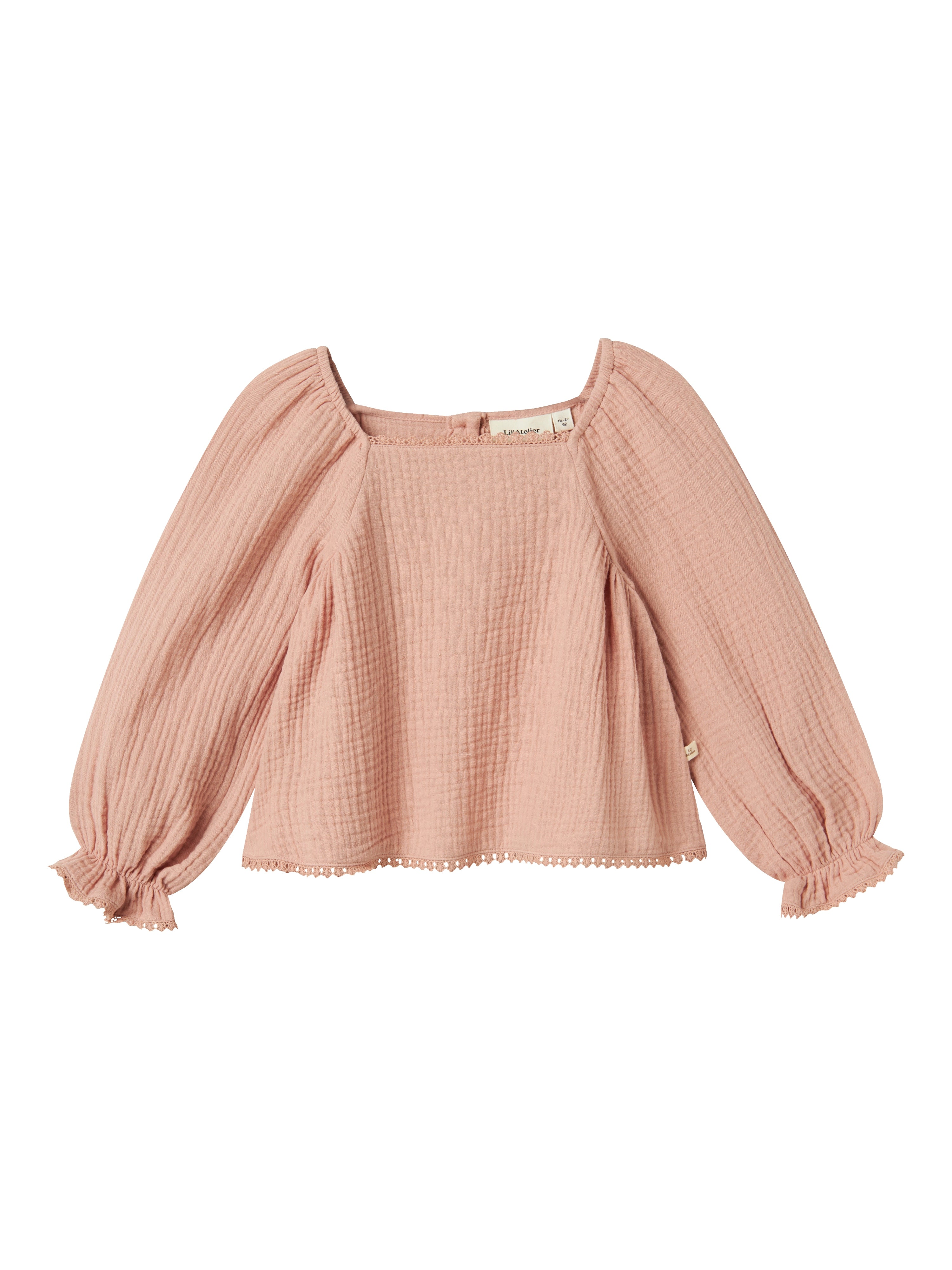 Lil Atelier Lulu LS Shirt - Misty Rose