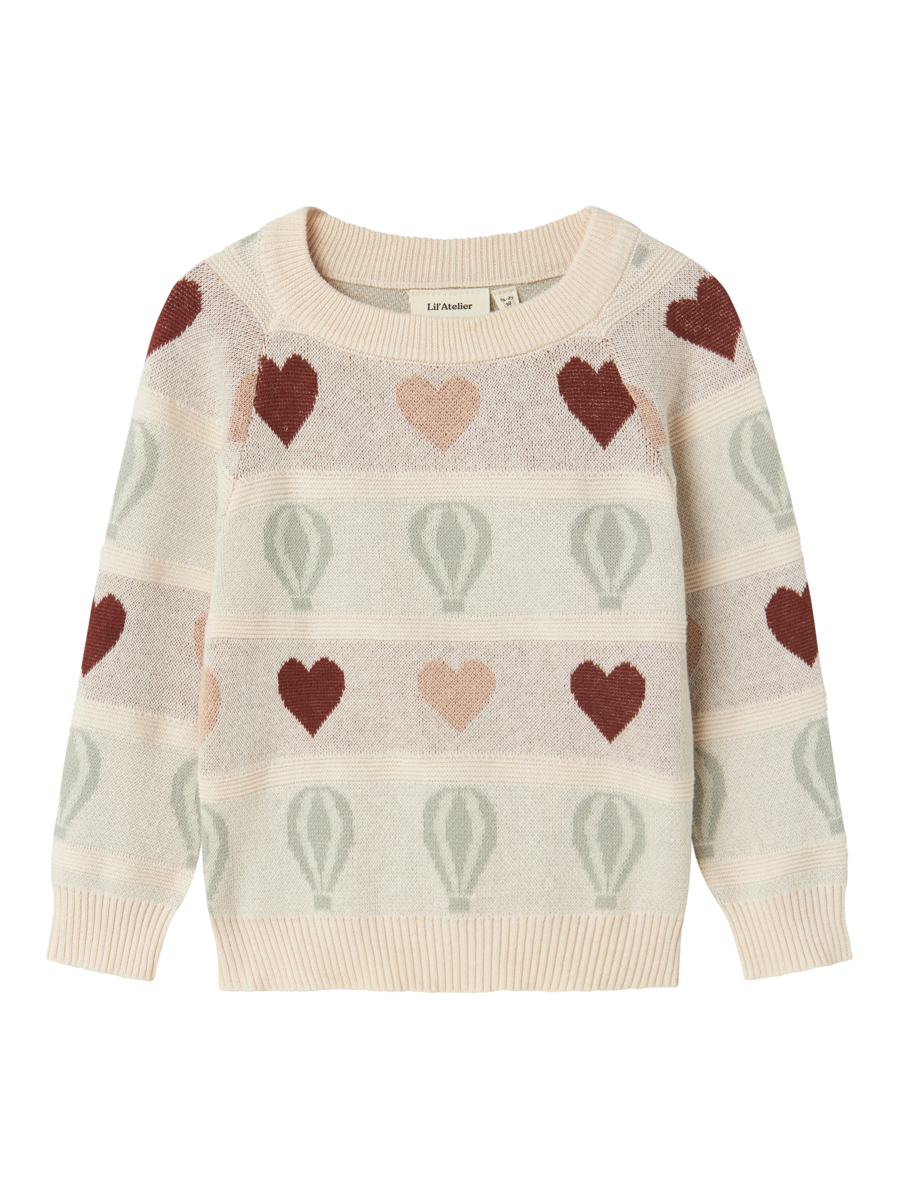 Lil Atelier Lamai Kis Knit - Pastel Parchment