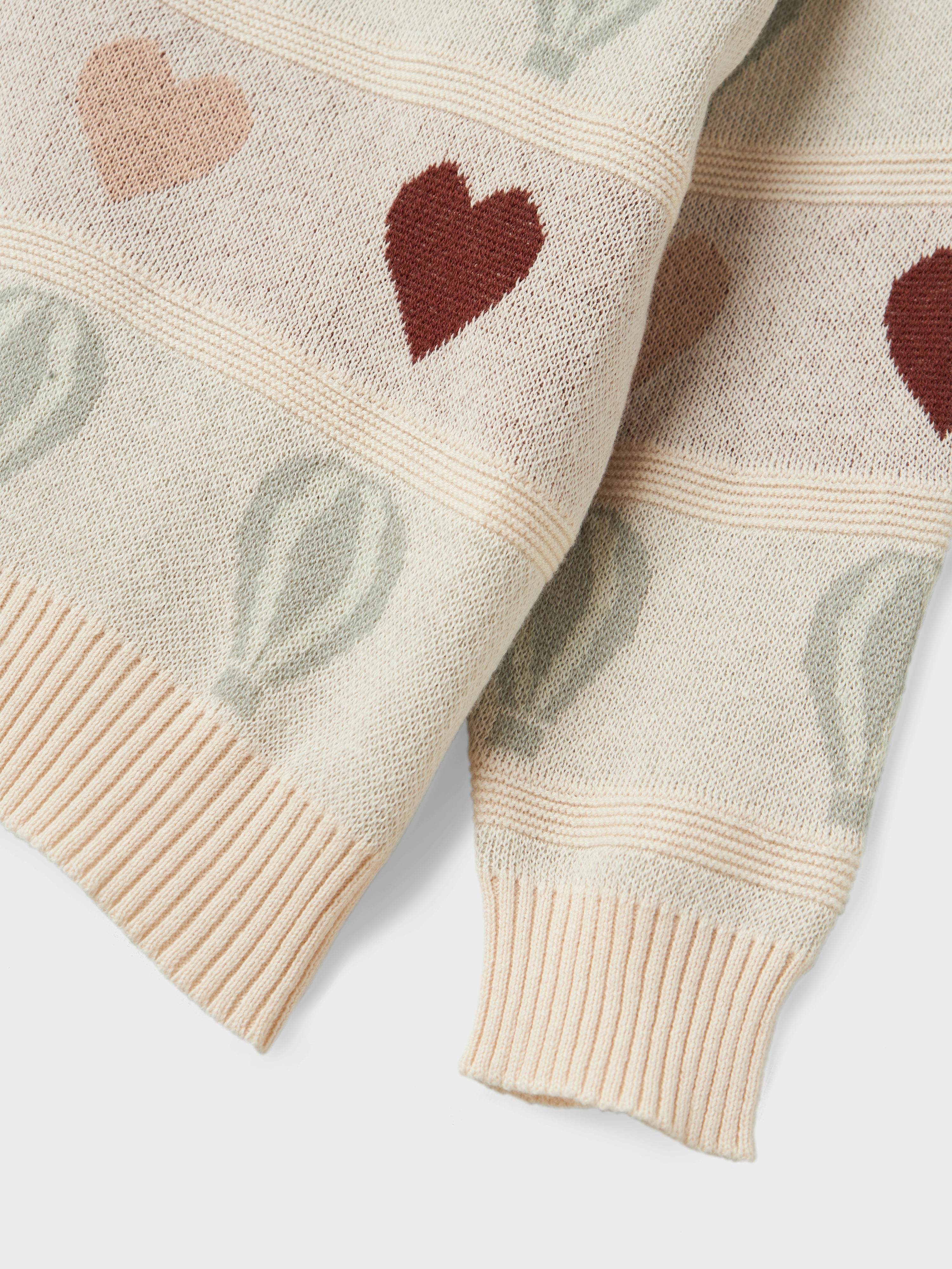 Lil Atelier Lamai Kis Knit - Pastel Parchment