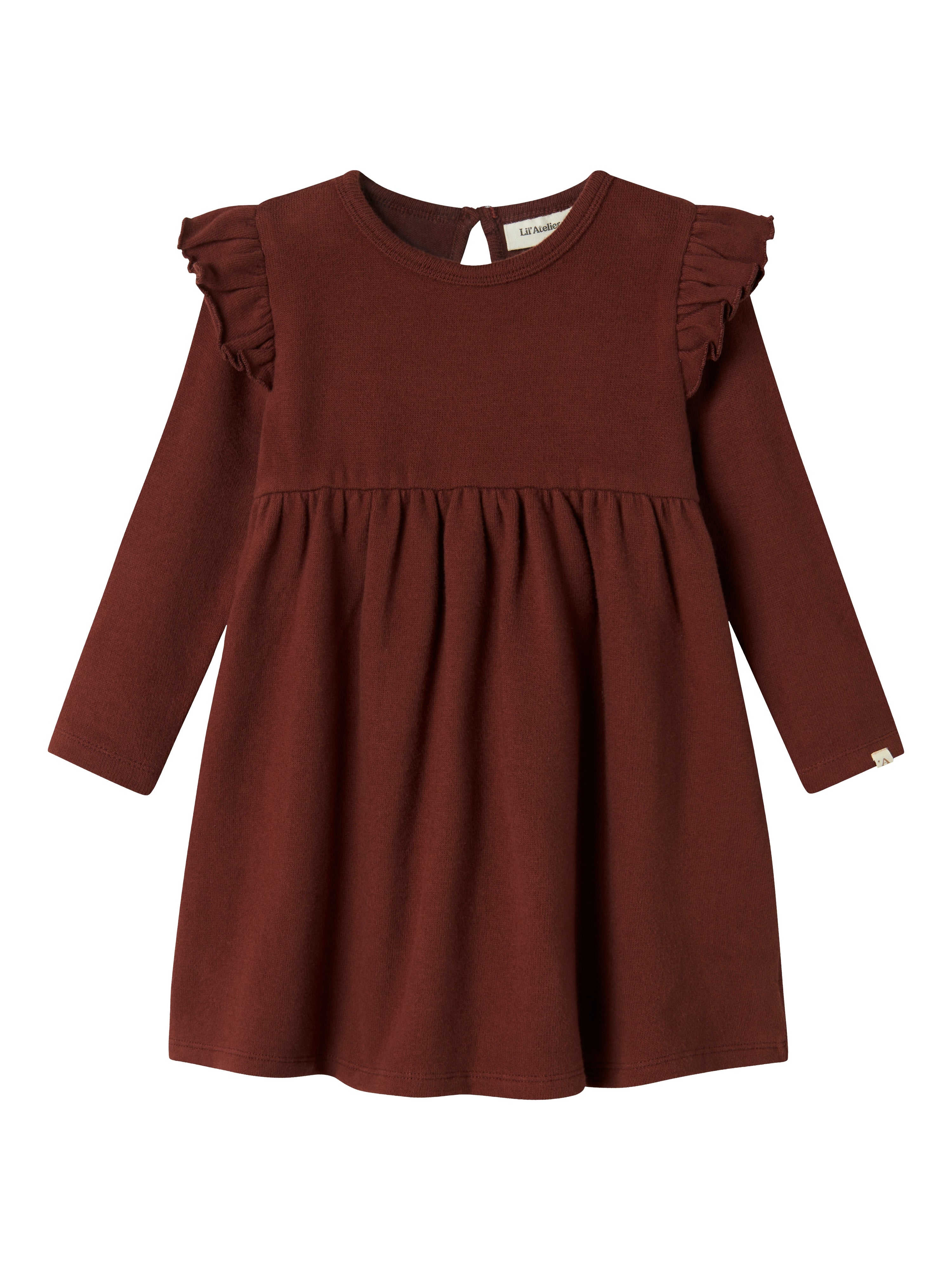 Lil Atelier Thora Hee Dress - Hot Chocolate