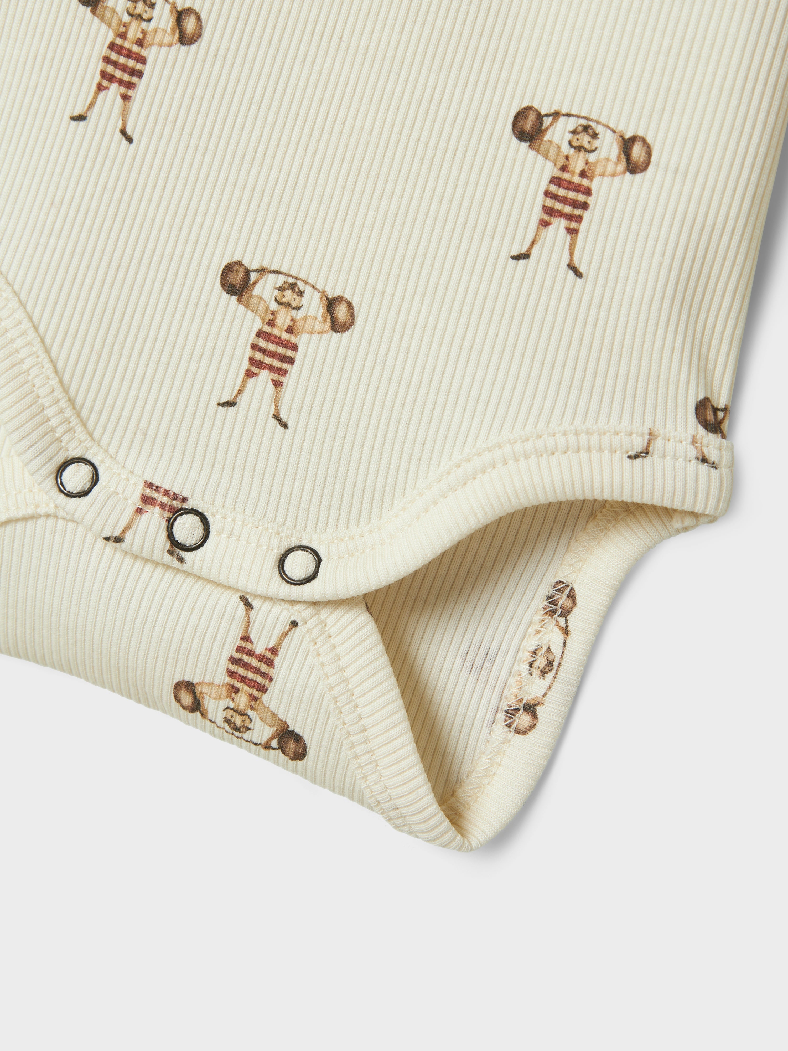 Lil Atelier Lavo Enk Body - Turtledove/Strong Man