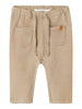 Lil Atelier Ohio Loose Pants - Turtledove/Sepia Tint