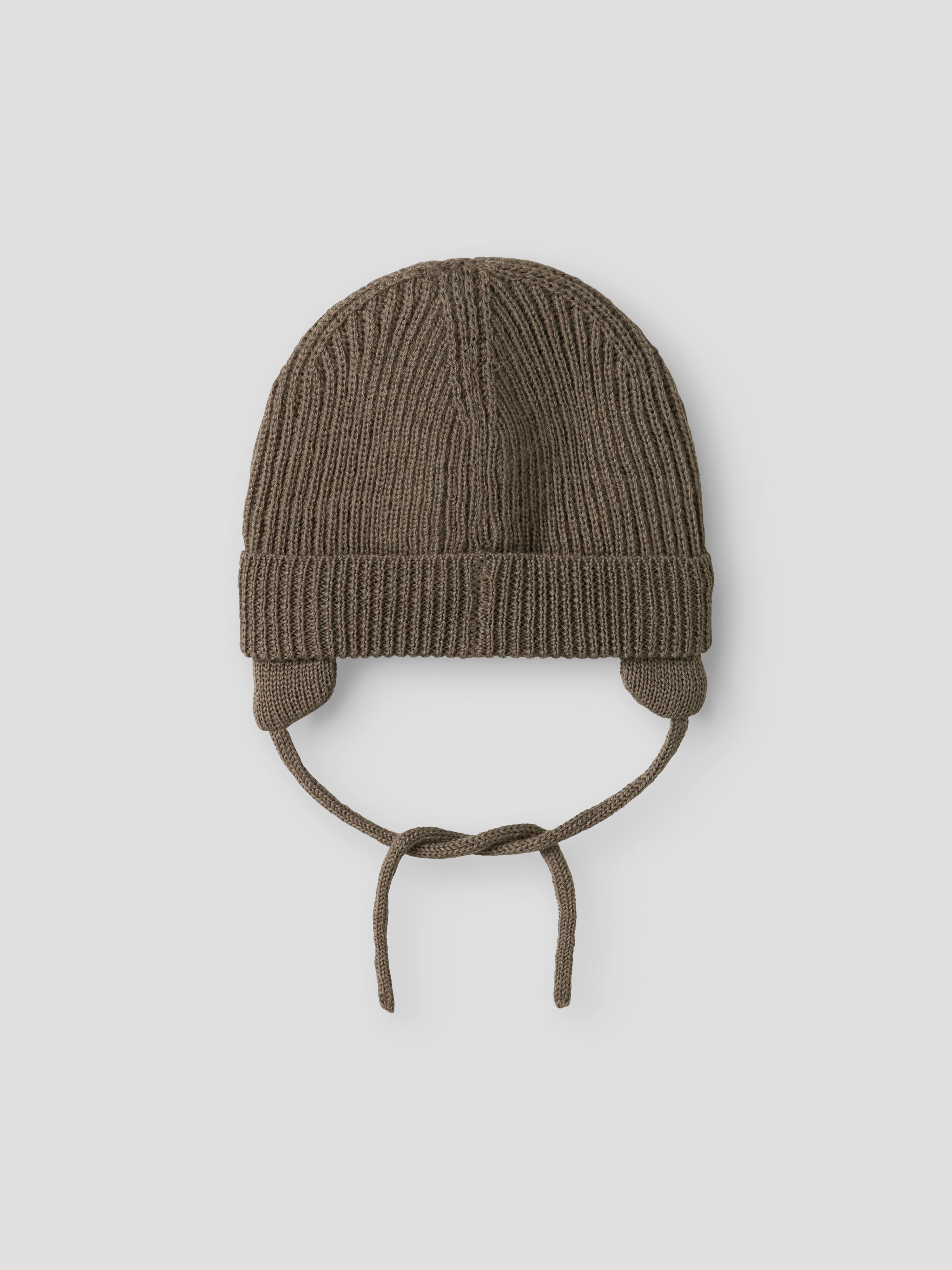 Lil Atelier Nanson Knit Hat - Shitake