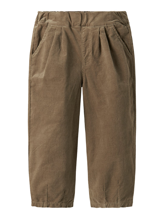 Lil Atelier Somba Loose Cord Pants - Sepia Tint