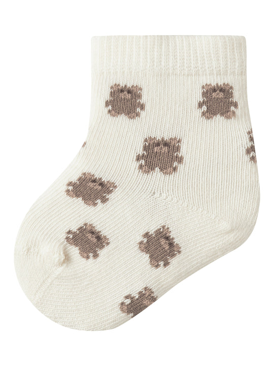 Lil Atelier Rossa Dir Sock - Turtledove