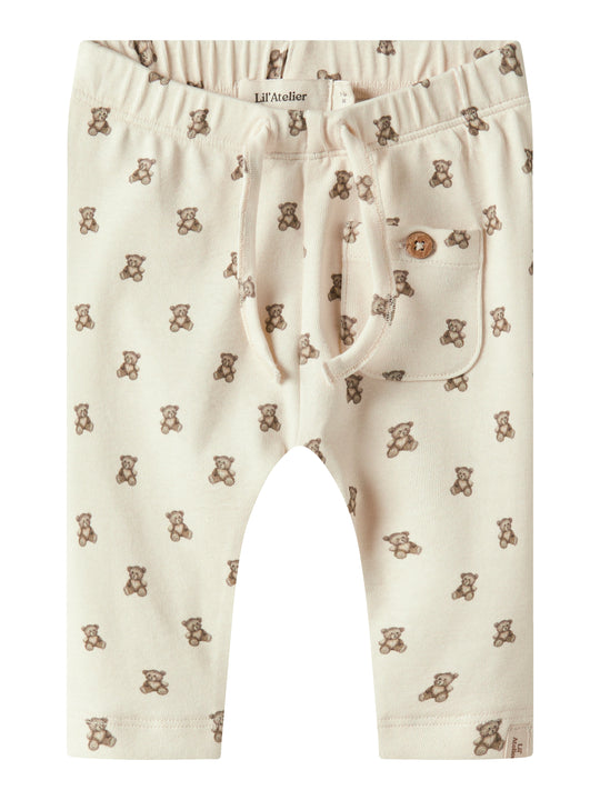 Lil Atelier Gayo Eli Pants - Turtledove/Teddybear