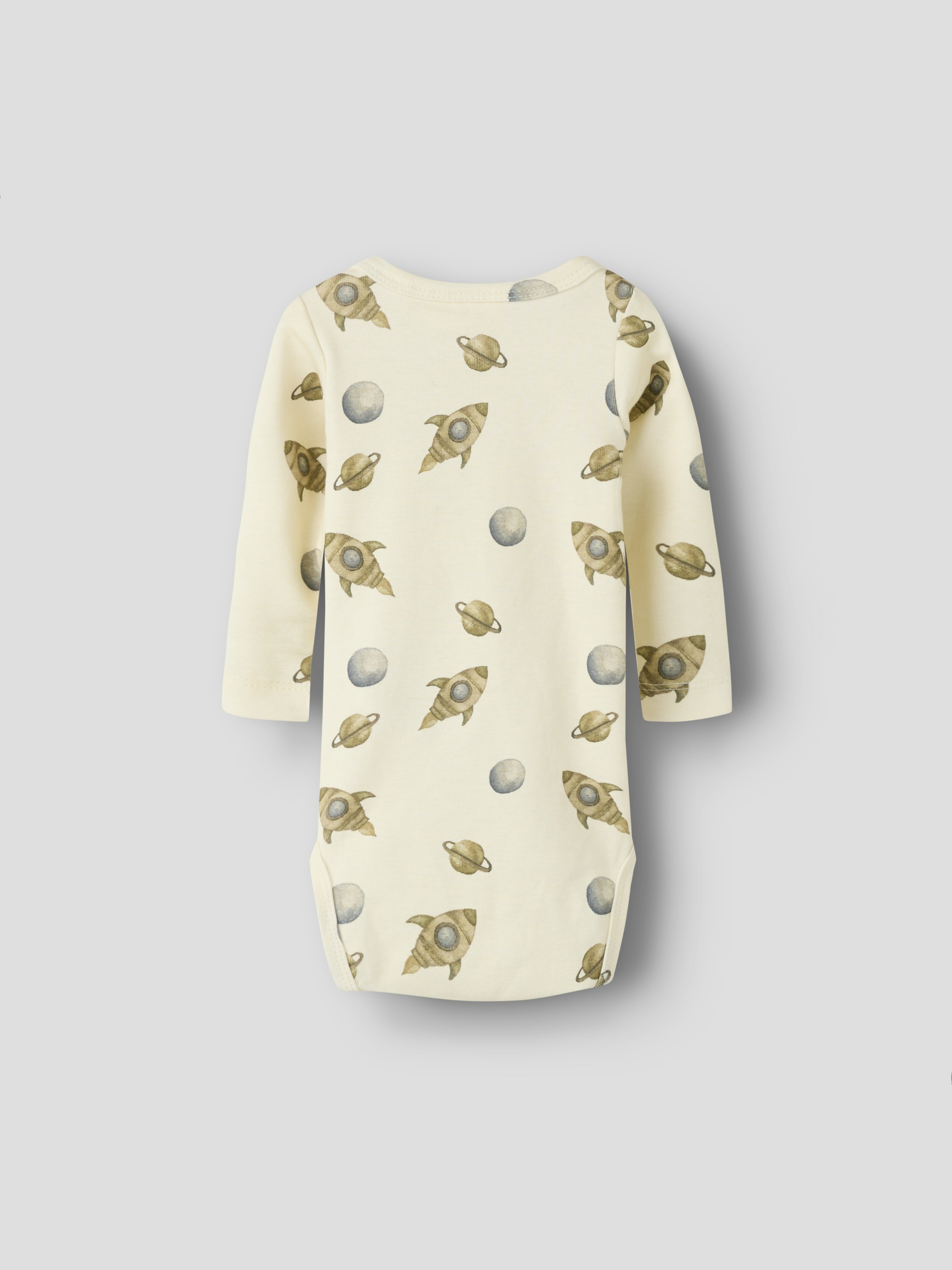 Lil Atelier Layo Geo LS Slim Body - Turtledove/Space