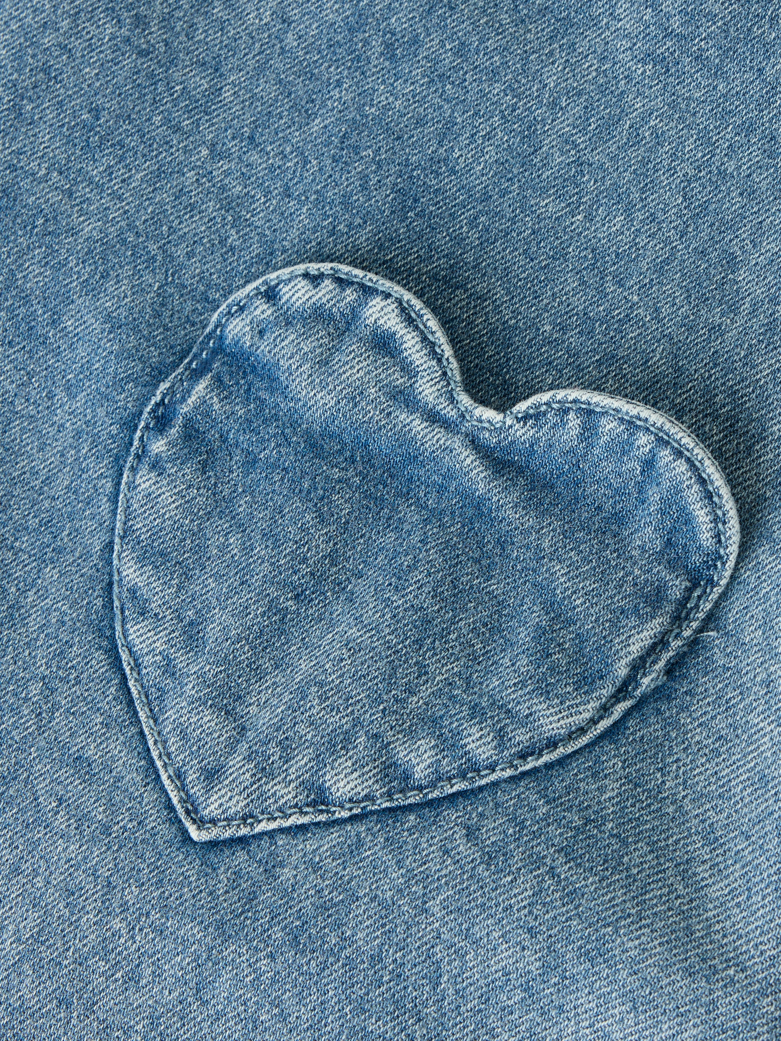 Lil Atelier Lulia Denim Spencer - Medium Blue Denim