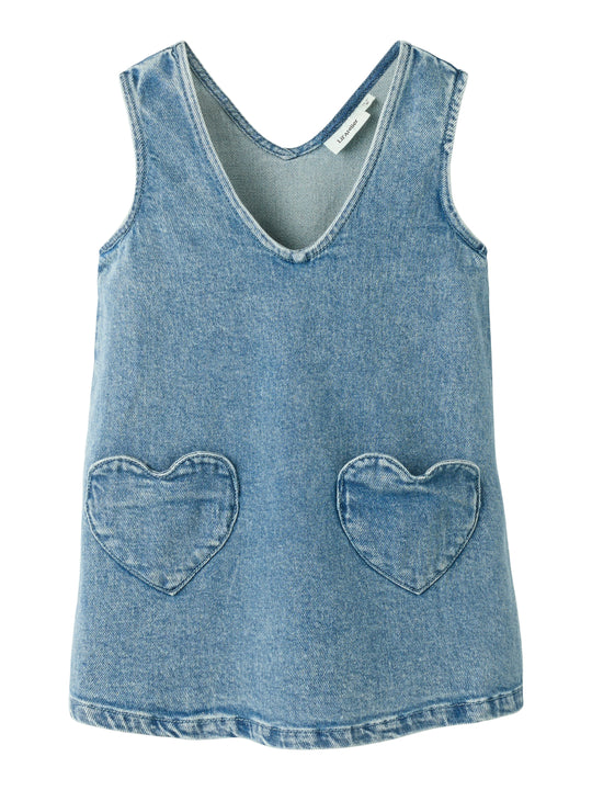 Lil Atelier Lulia Denim Spencer - Medium Blue Denim