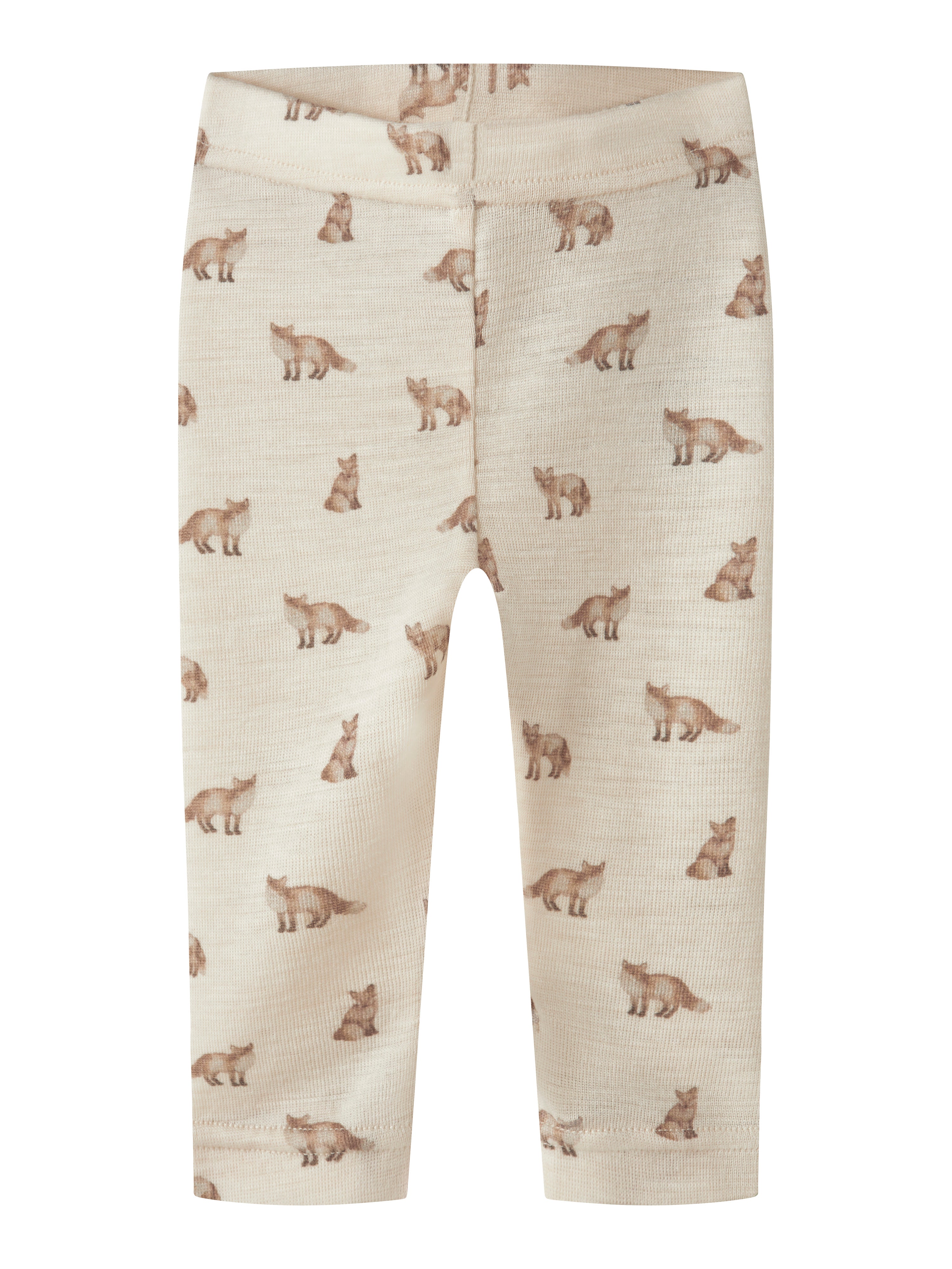 Lil Atelier Nalu - Wool Slim Leggings - Turtledove/Fox