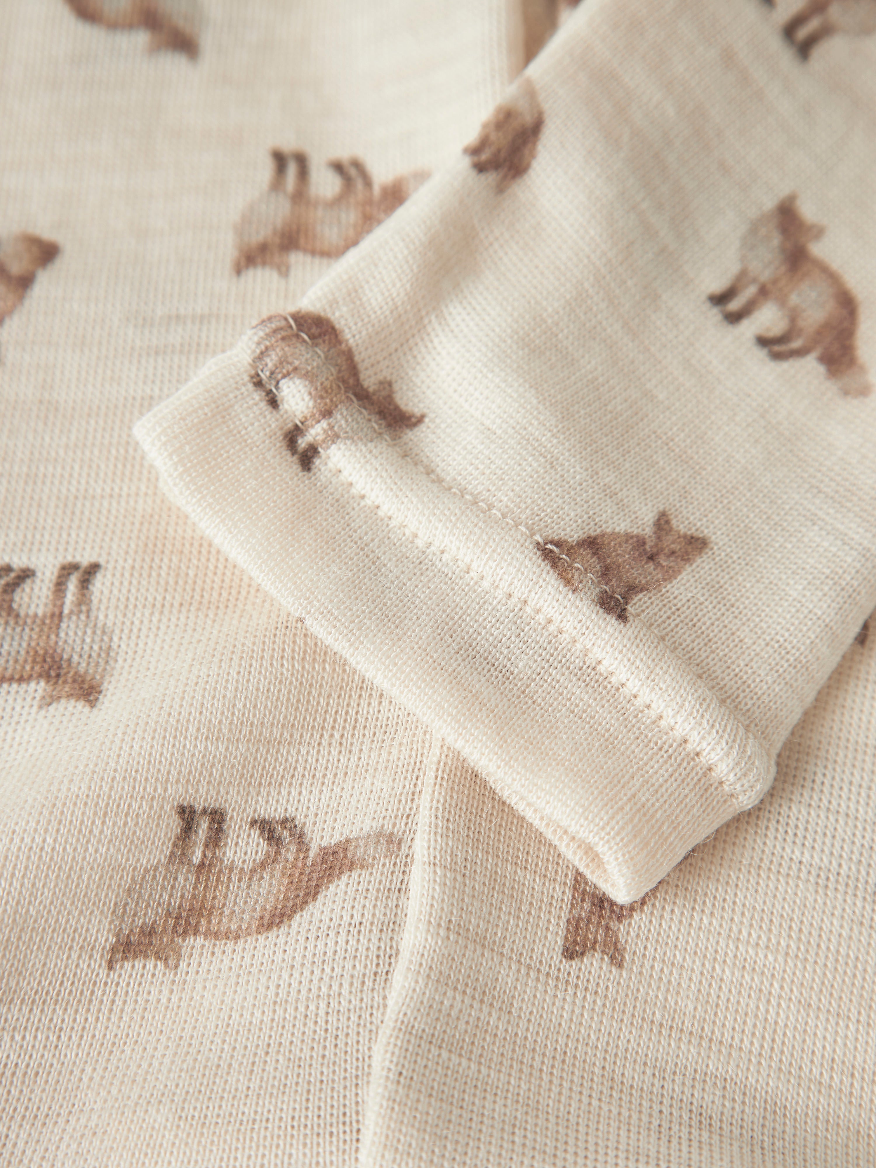 Lil Atelier Nalu - Wool Slim Leggings - Turtledove/Fox