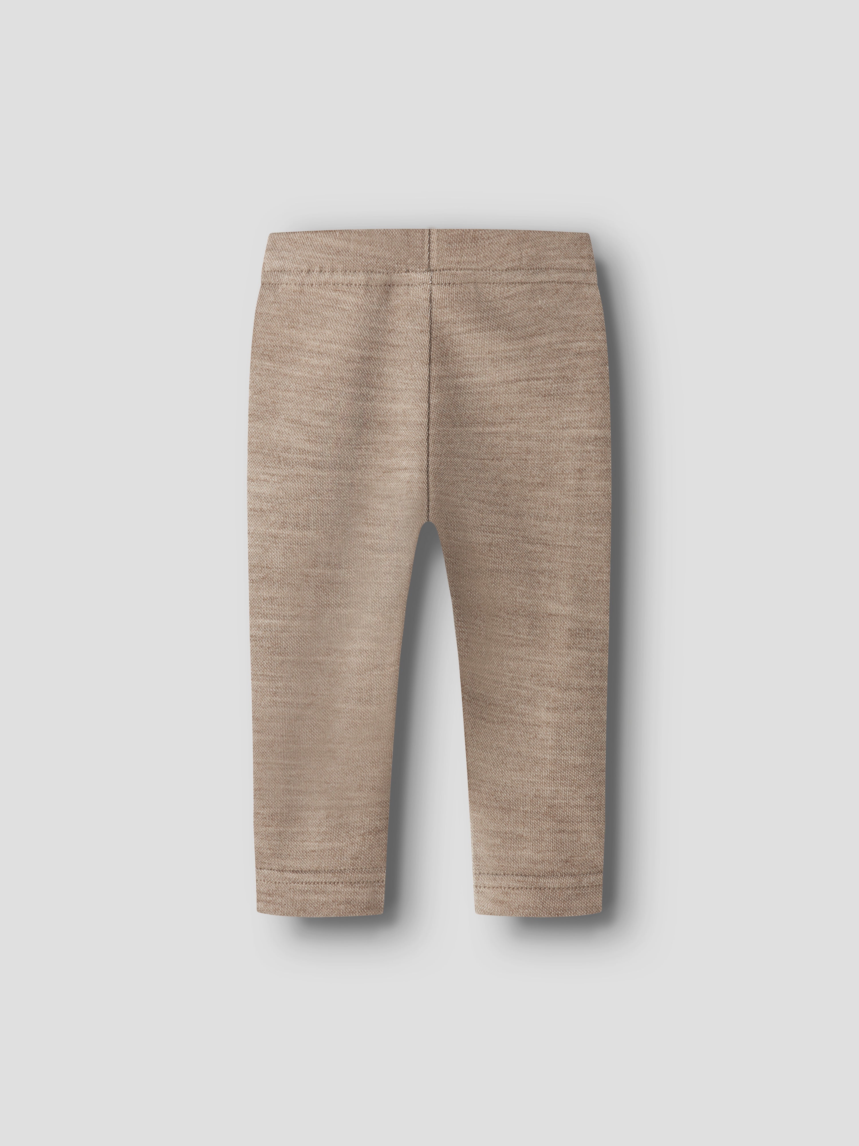Lil Atelier Nilo - Wool Slim Leggings - Sepia Tint