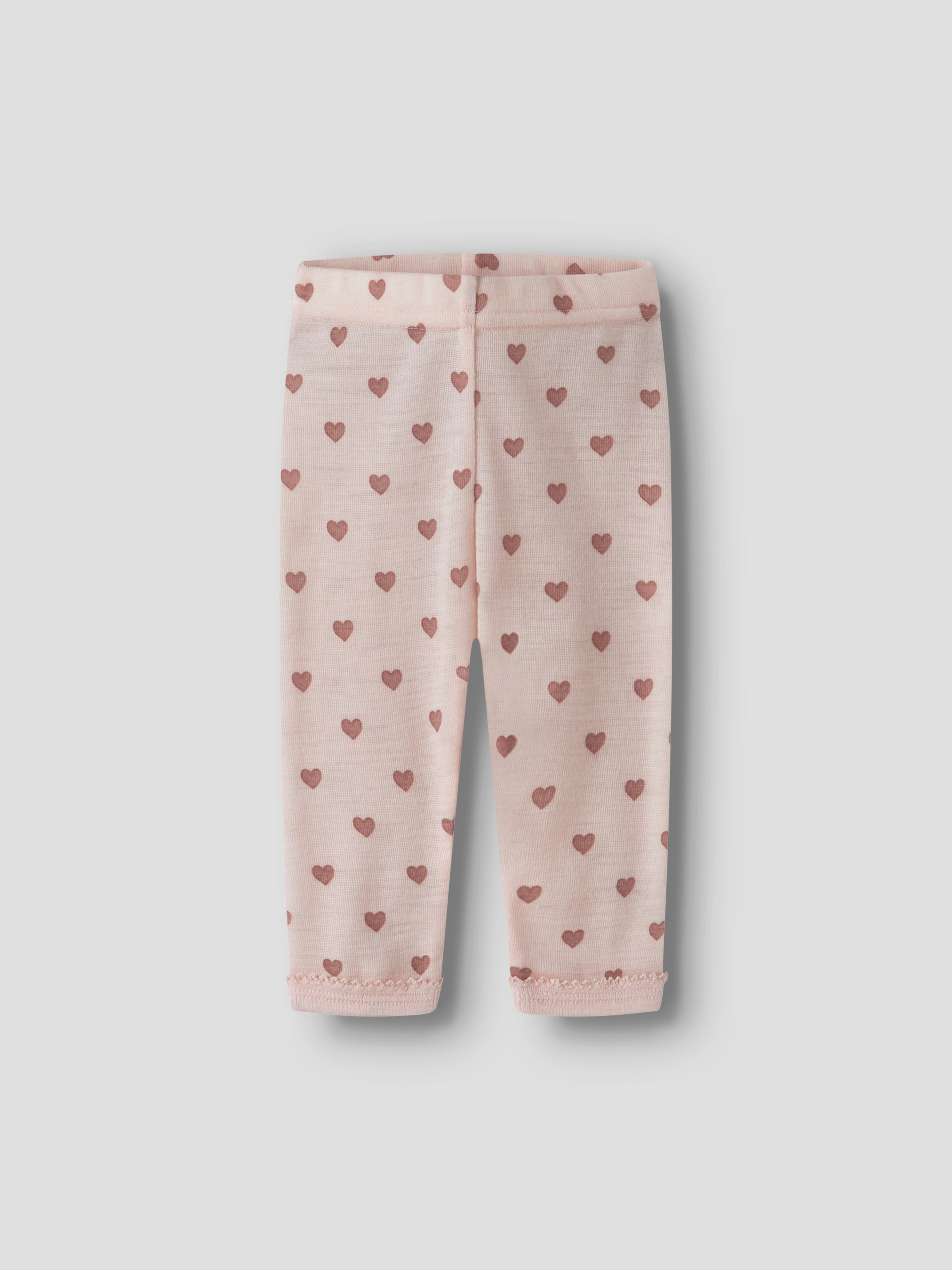 Lil Atelier - Noel Nia Wool Slim Legging - Morganite / Heart
