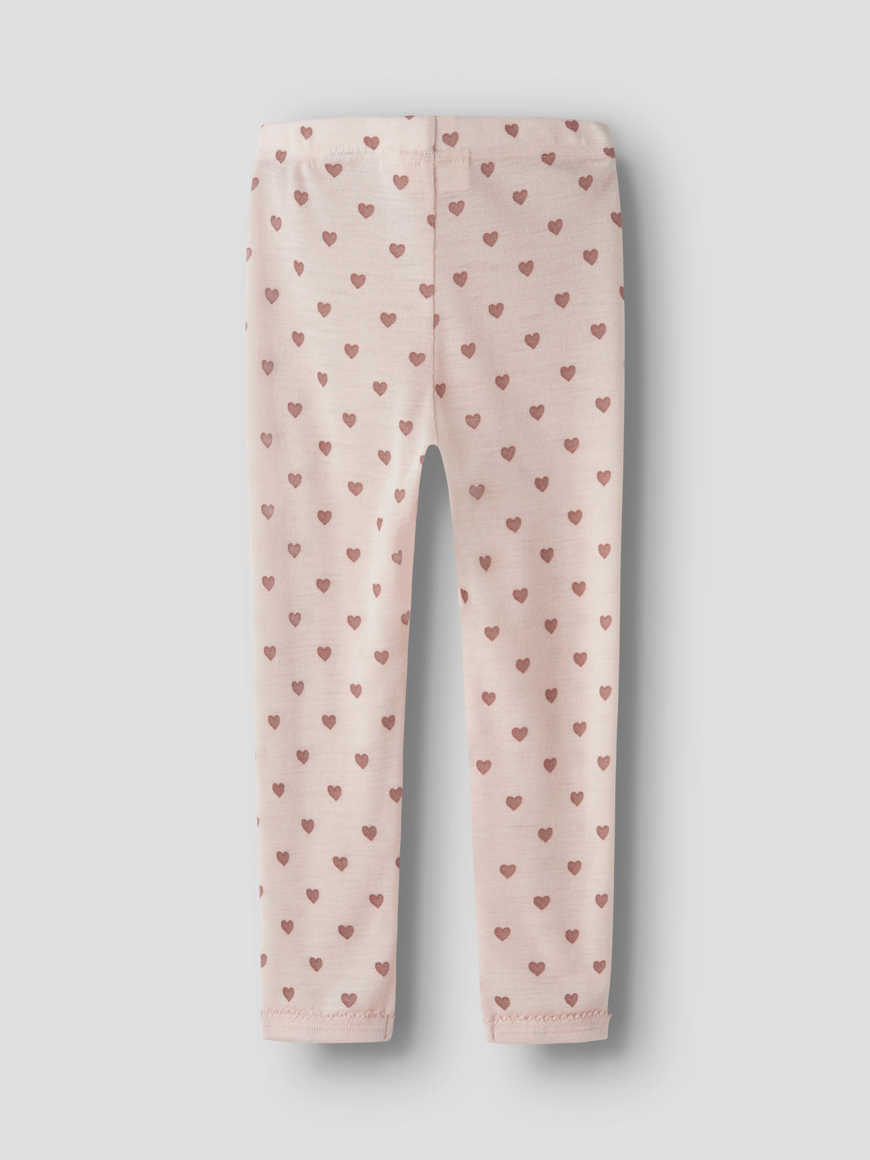 Lil Atelier - Noel Nia Wool Slim Legging - Morganite / Heart