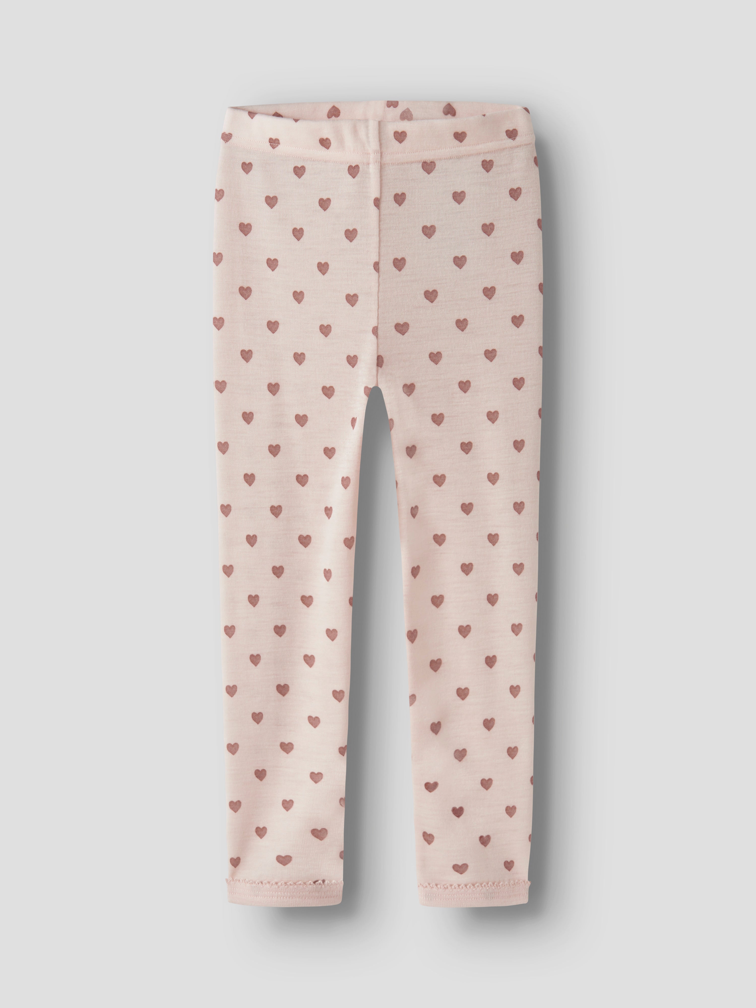 Lil Atelier - Noel Nia Wool Slim Legging - Morganite / Heart