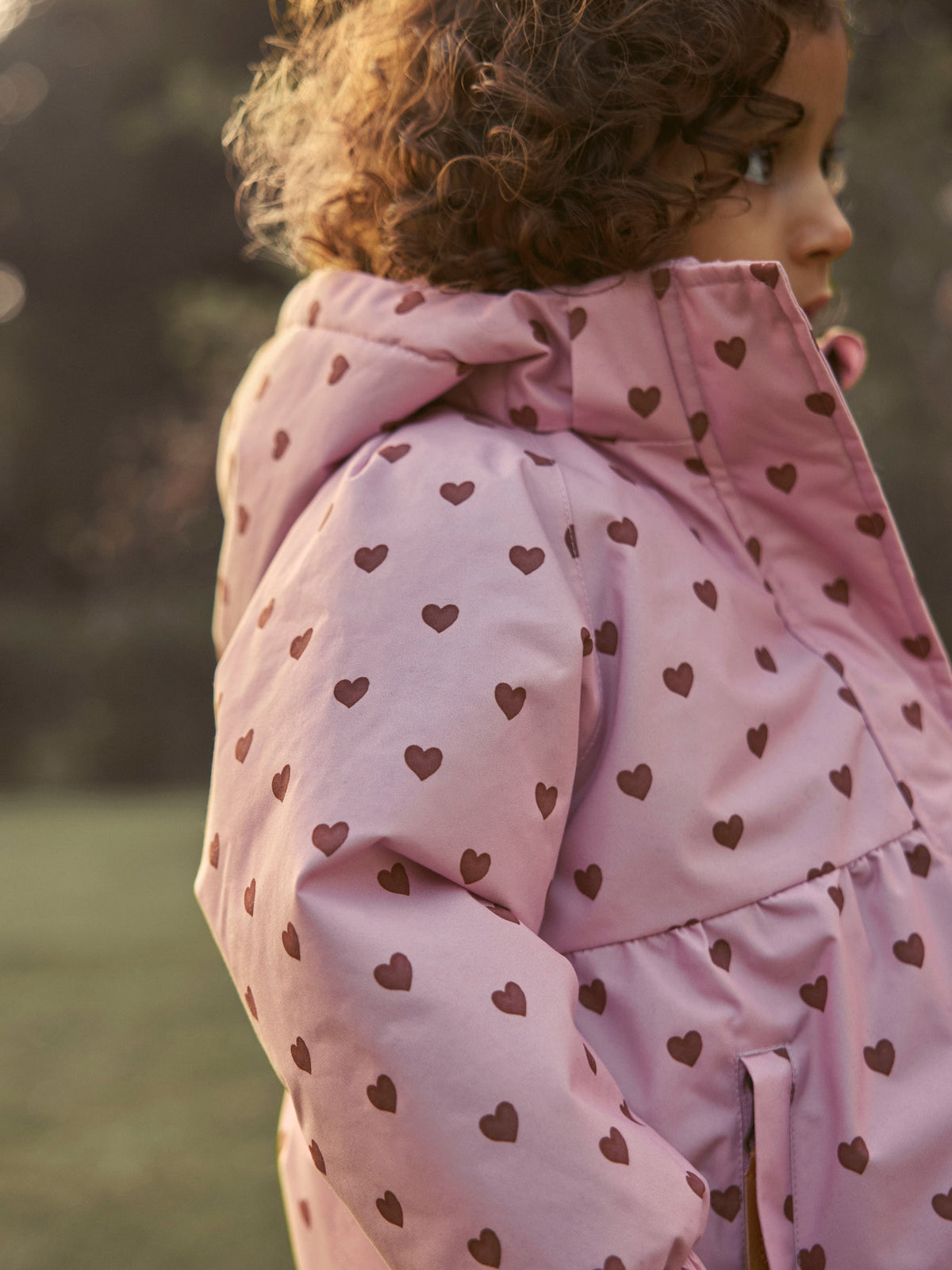 Lil Atelier Lasnow05 - Jacket AOP - Zephyr / Hearts