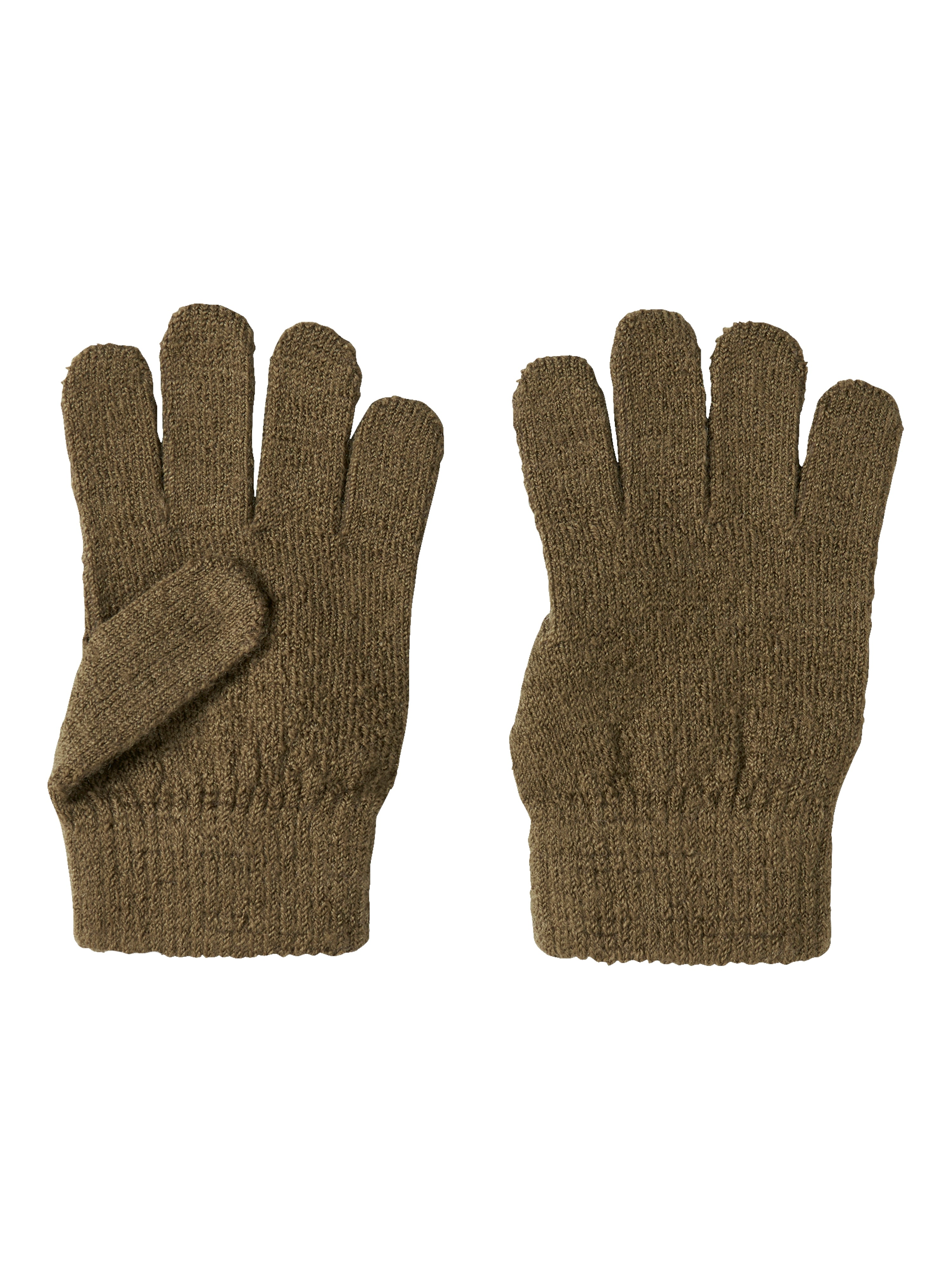 Lil Atelier Nanson - Knit Gloves - Kangaroo