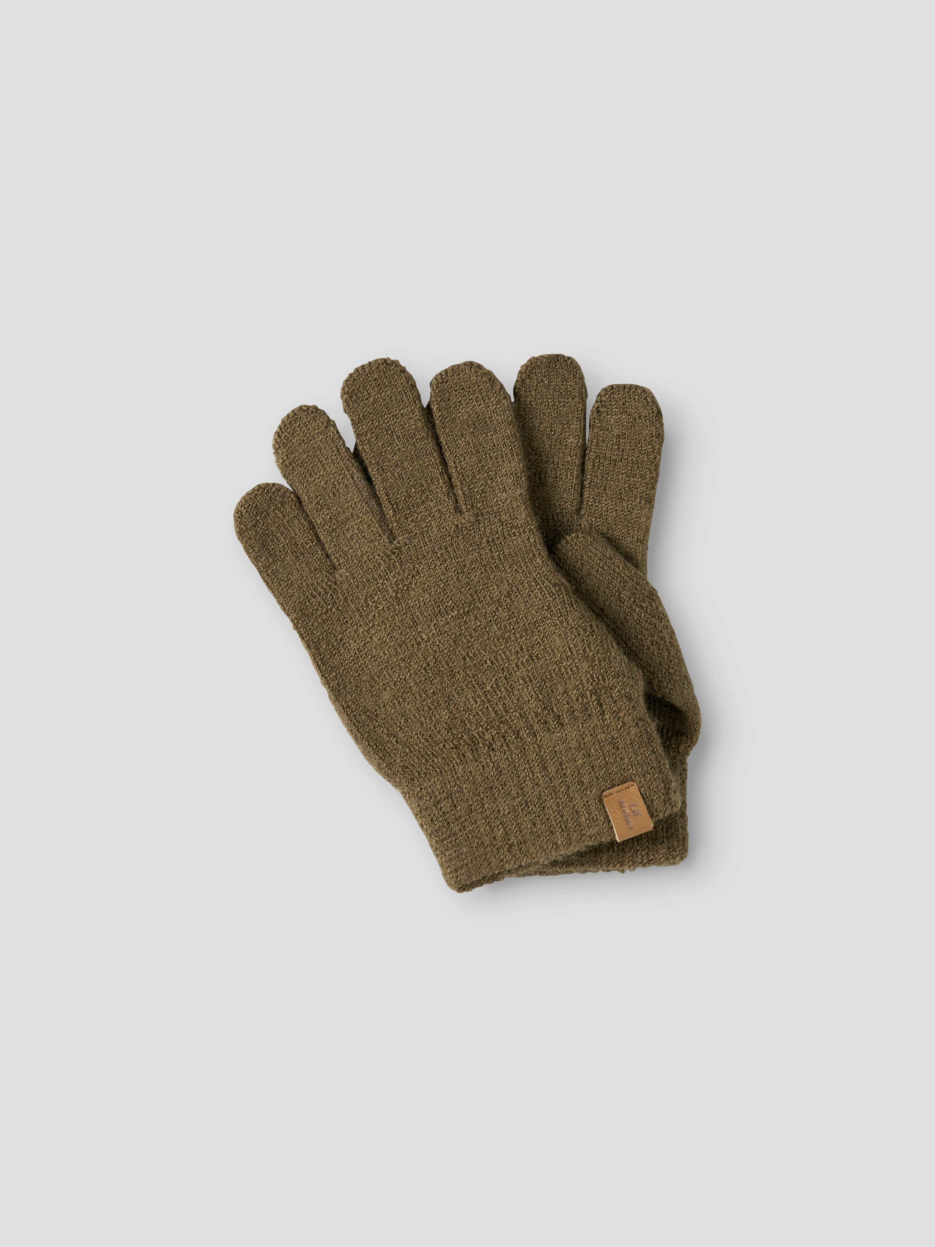 Lil Atelier Nanson - Knit Gloves - Kangaroo