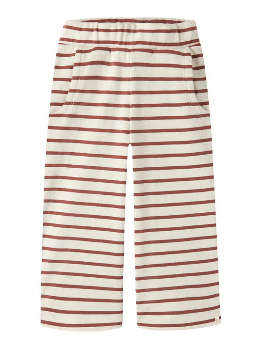 Lil Atelier Limia - Mia Wide Pants - Turtledove/Maple Syrup