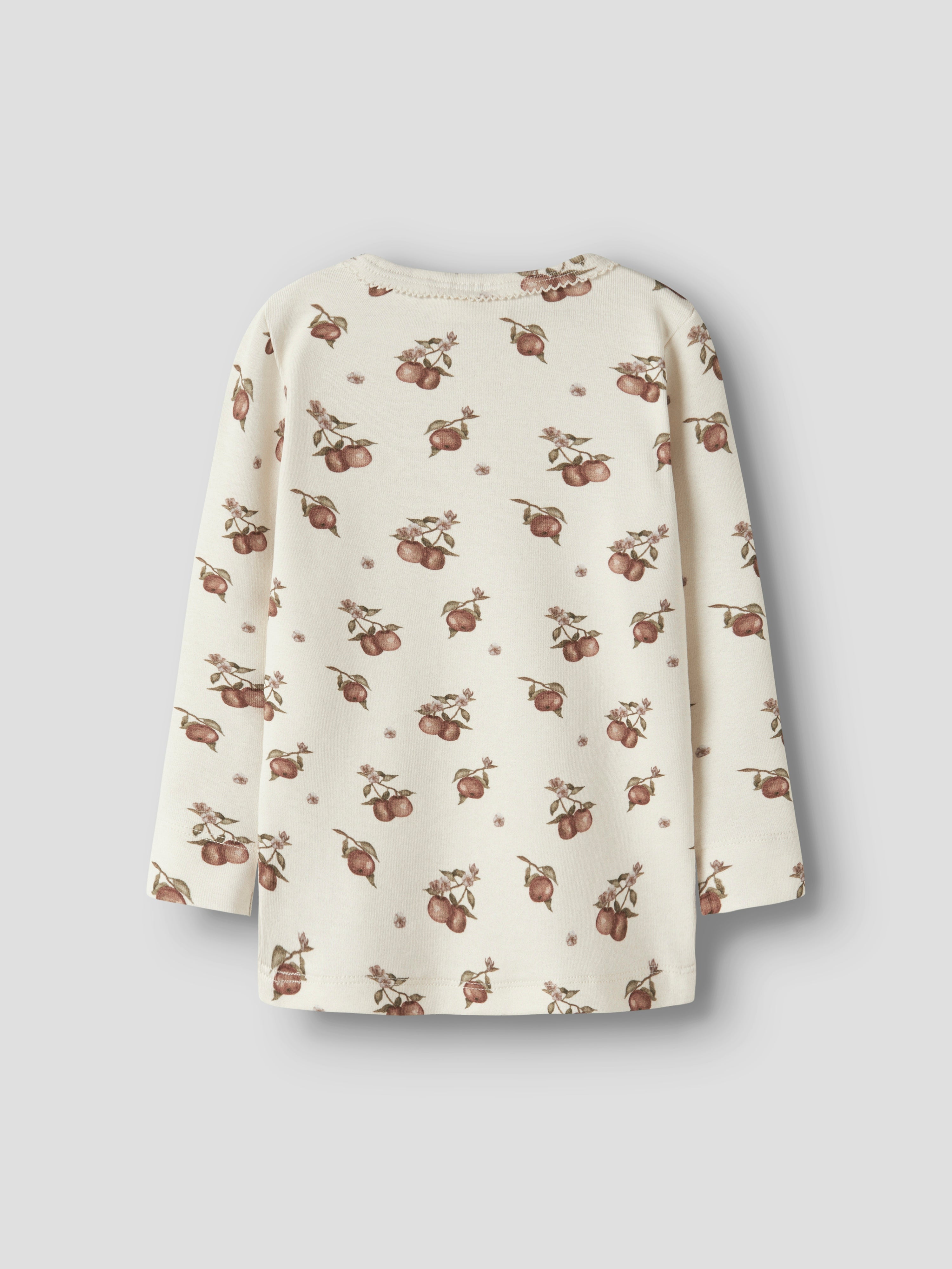 Lil Atelier Gayo - Sig LS Top - Turtledove/Apple