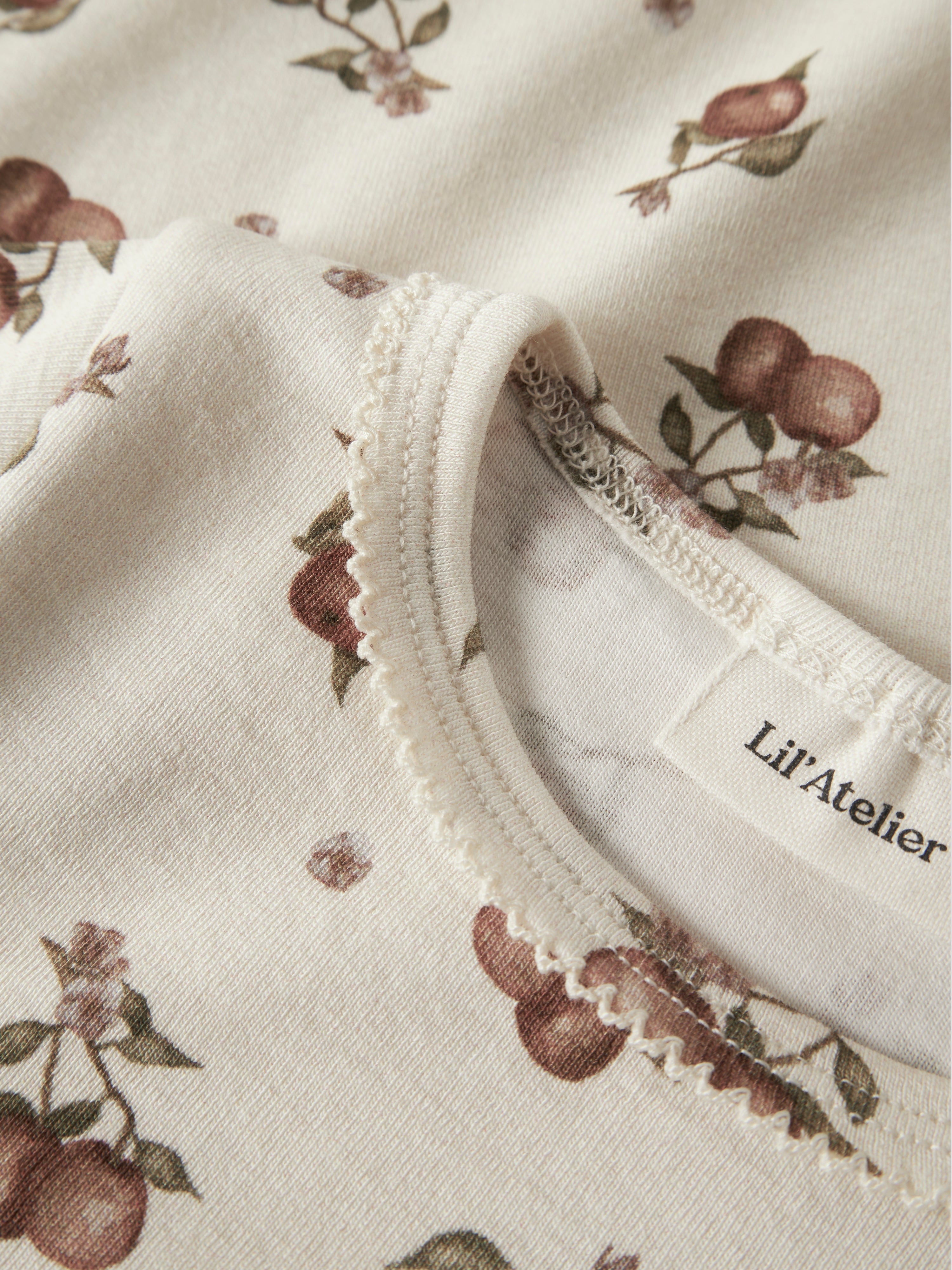 Lil Atelier Gayo - Sig LS Top - Turtledove/Apple