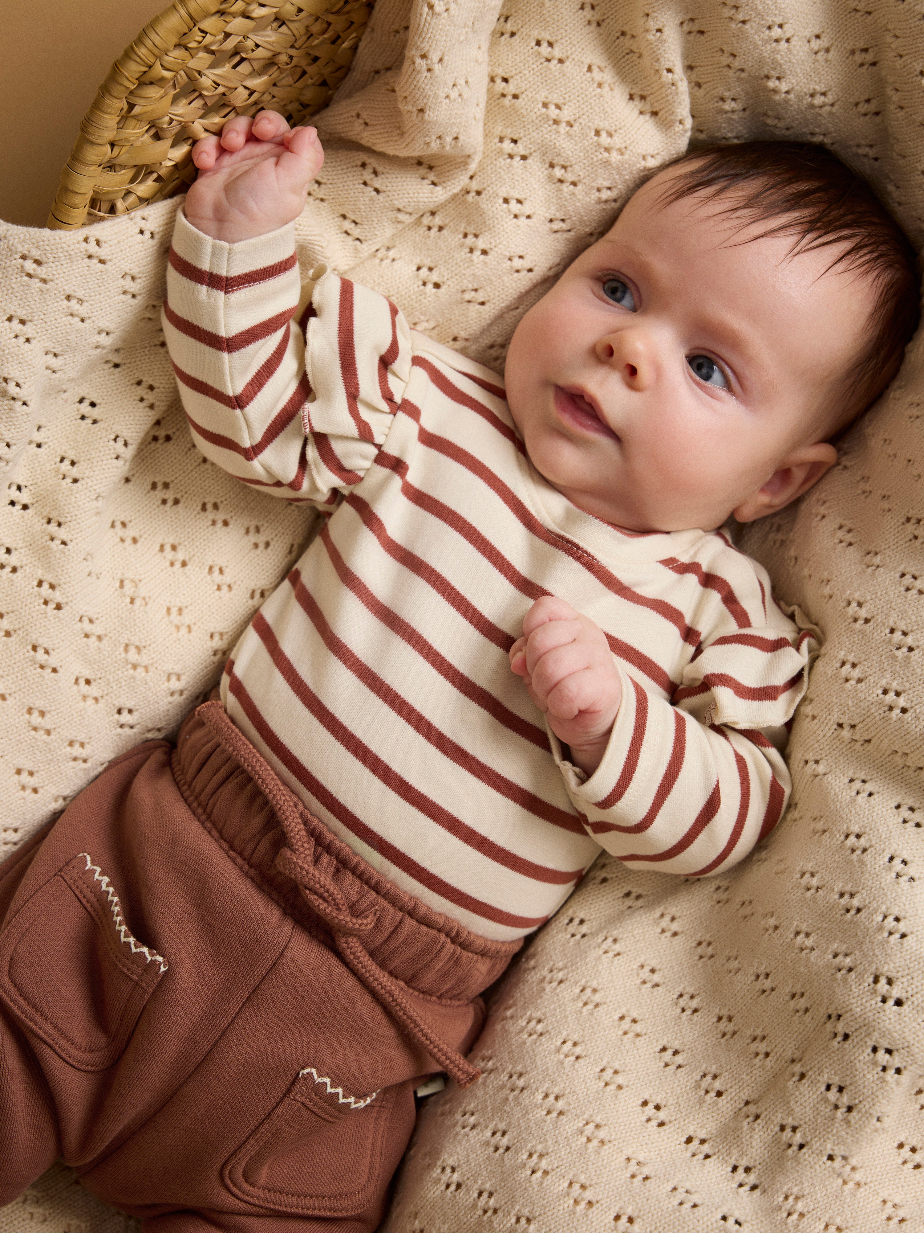 Lil Atelier Limia - Mia LS Body - Turtledove/Maple Syrup