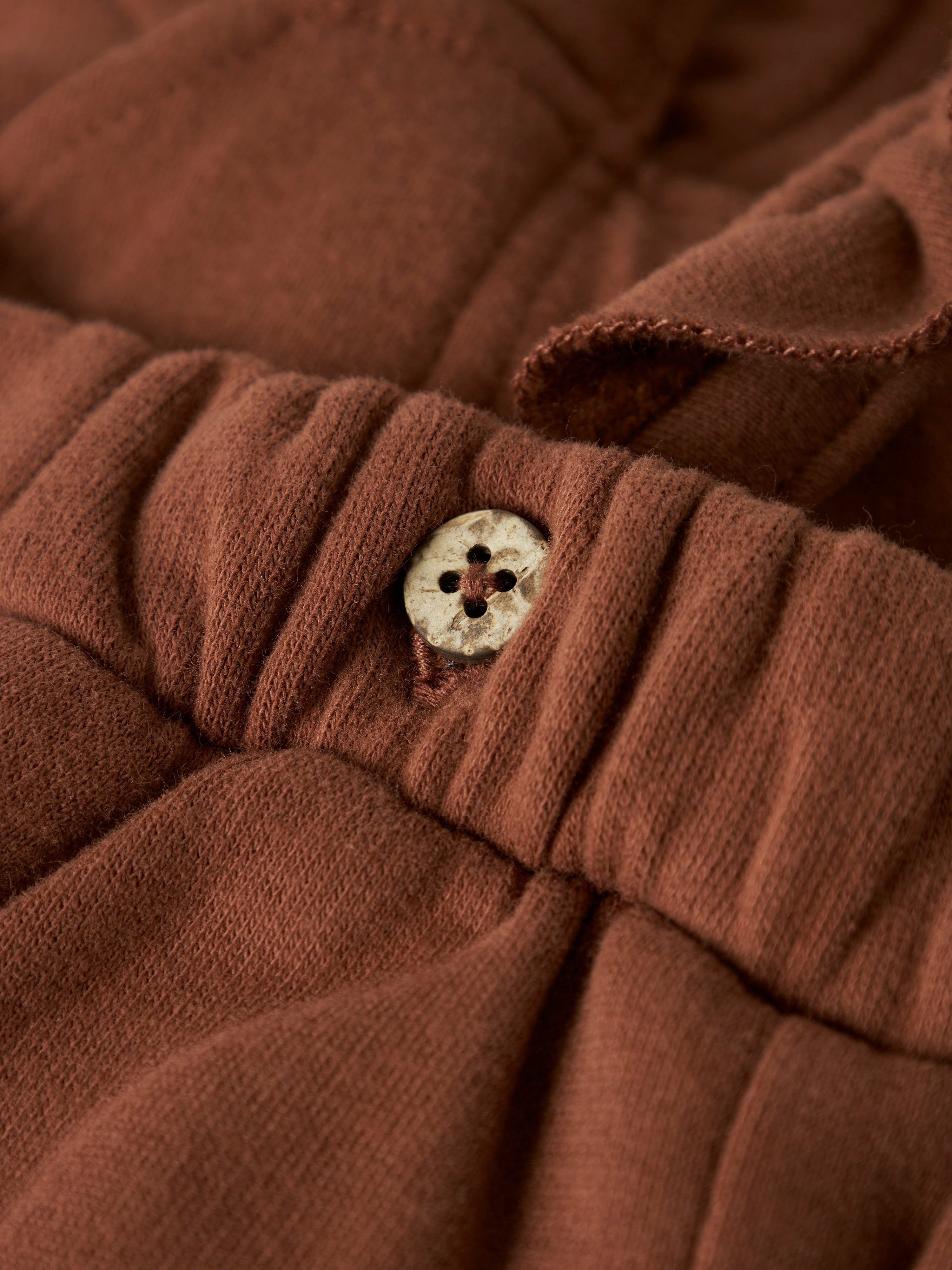 Lil Atelier Ilondon - Ruk Loose Sweat Overall - Maple Syrup