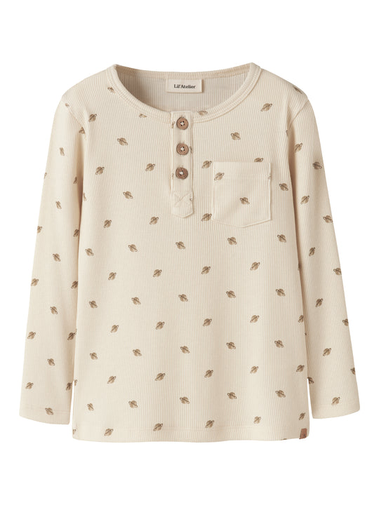 Lil Atelier Lavo - Eno Top - Turtledove/Planets