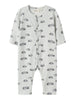 Lil Atelier Gio - LS Nightuit - Glacier Gray/Cloud