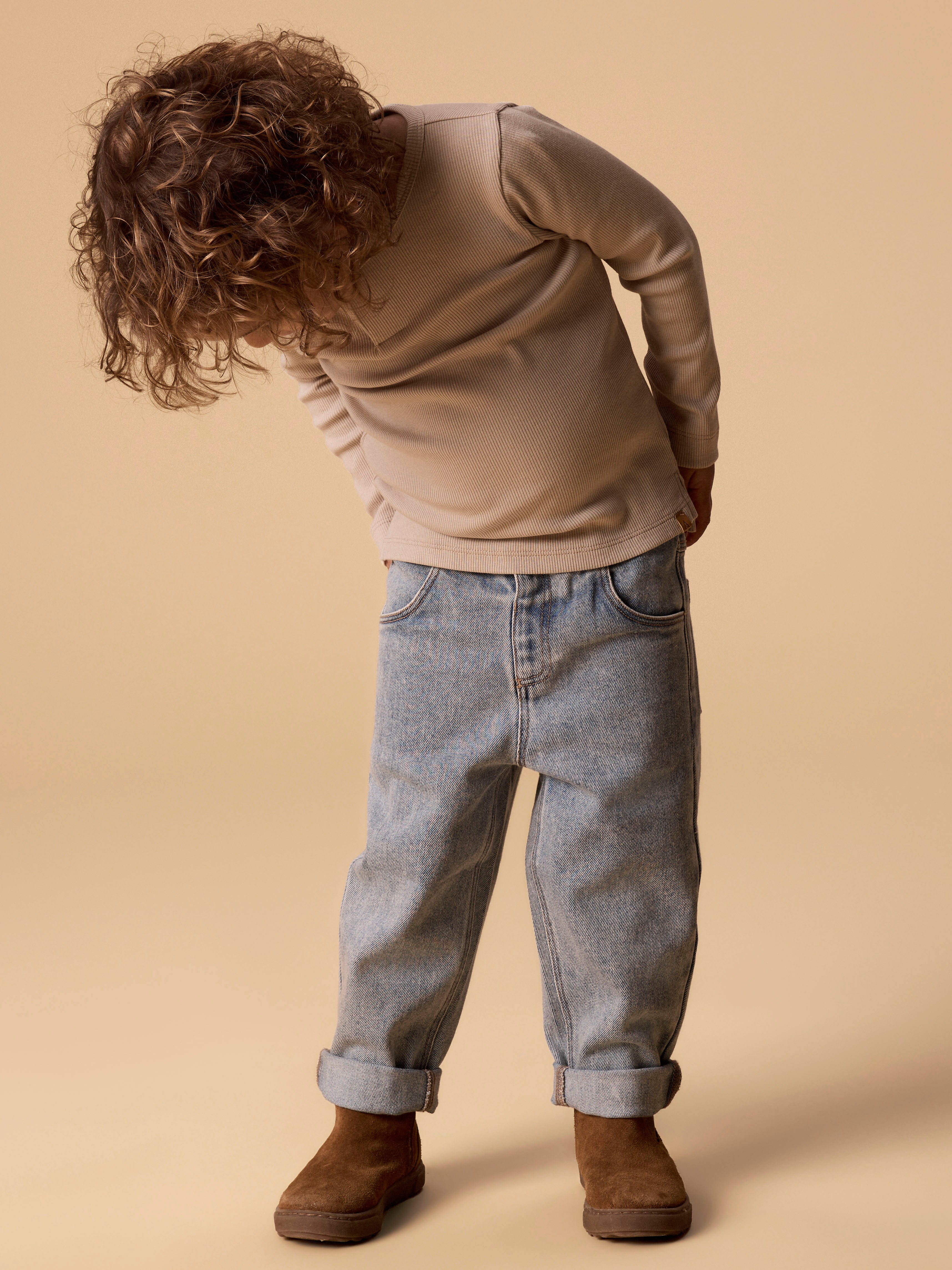 Lil Atelier Darlee - Loose Jeans - Medium Blue Denim