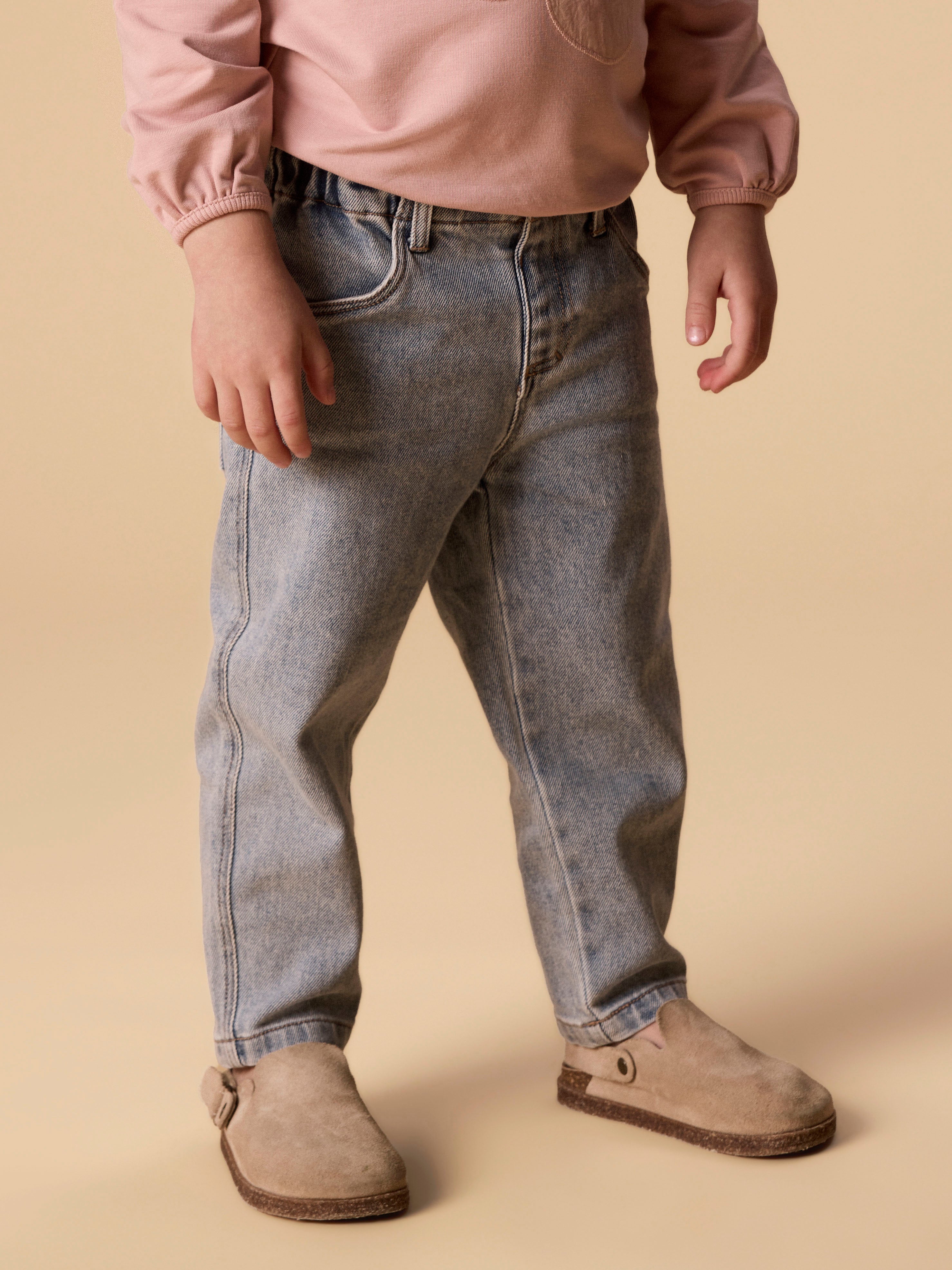 Lil Atelier Darlee - Loose Jeans - Medium Blue Denim