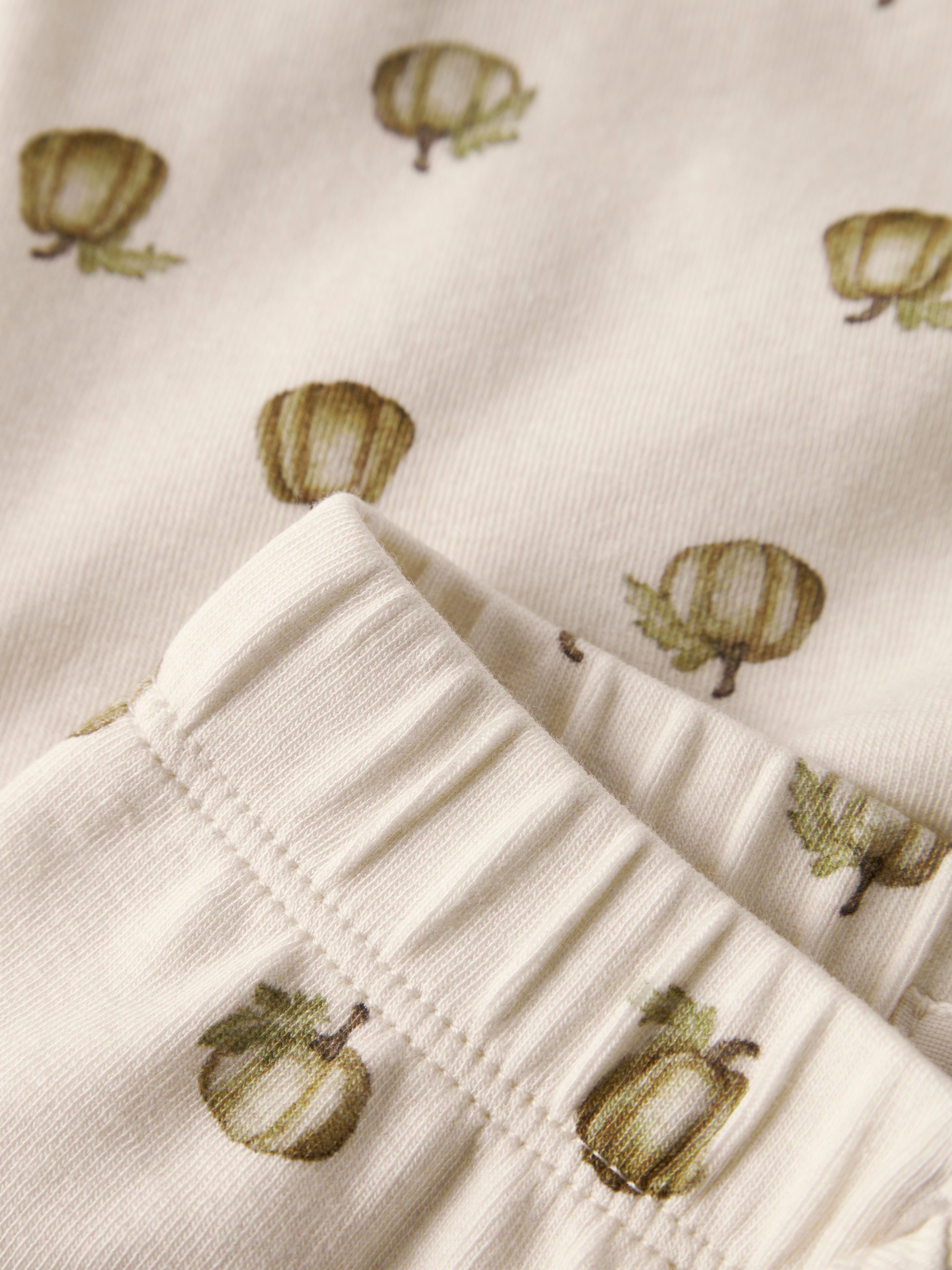 Lil Atelier Gayo - Ses Loose Pant - Turtledove / Pumpkin