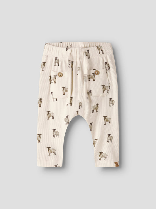 Lil Atelier - Gavo Enk  Loose Pant - Turtledove / Sheep