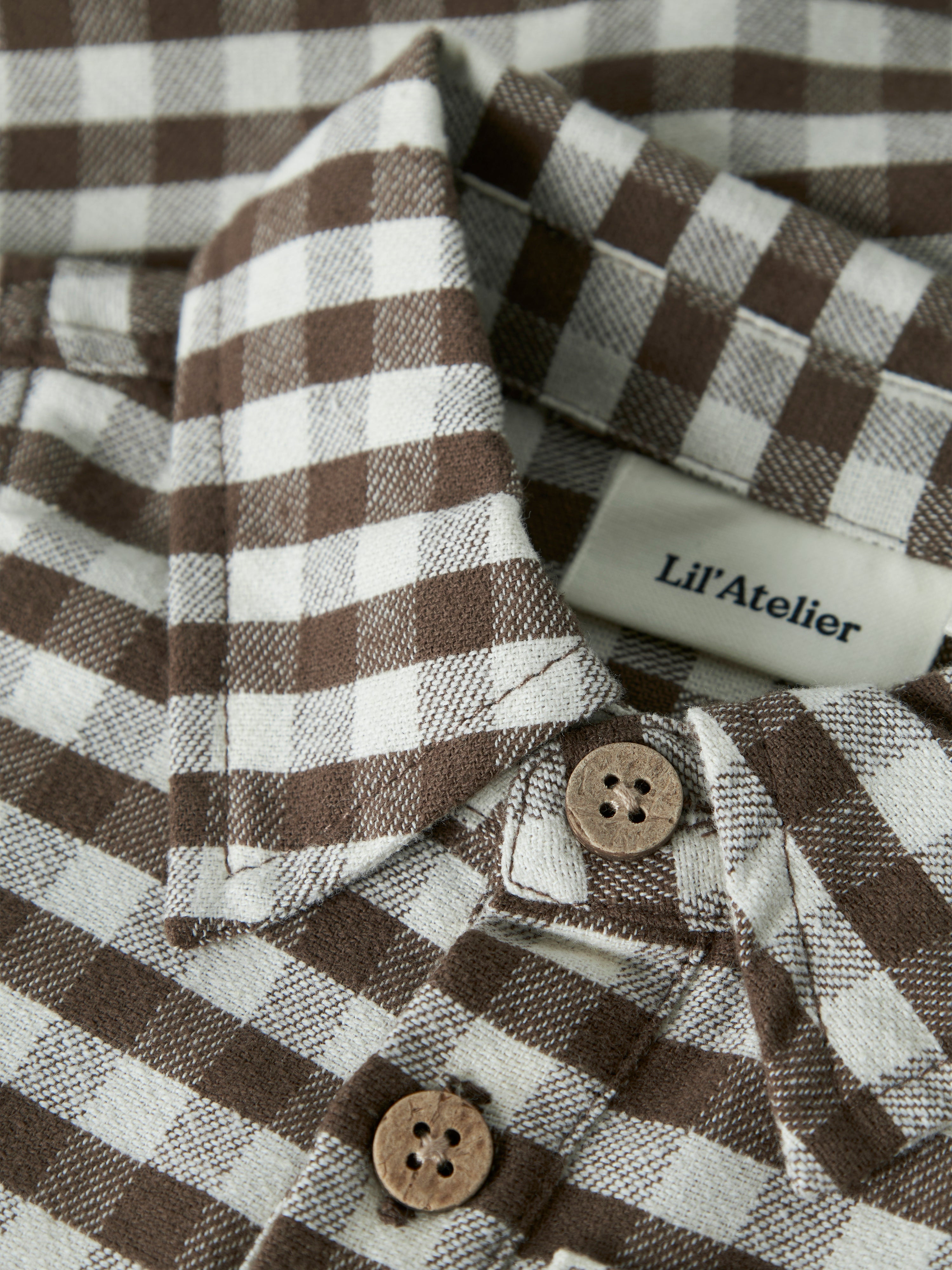 Lil Atelier Noki - LS Body Shirt - Teak