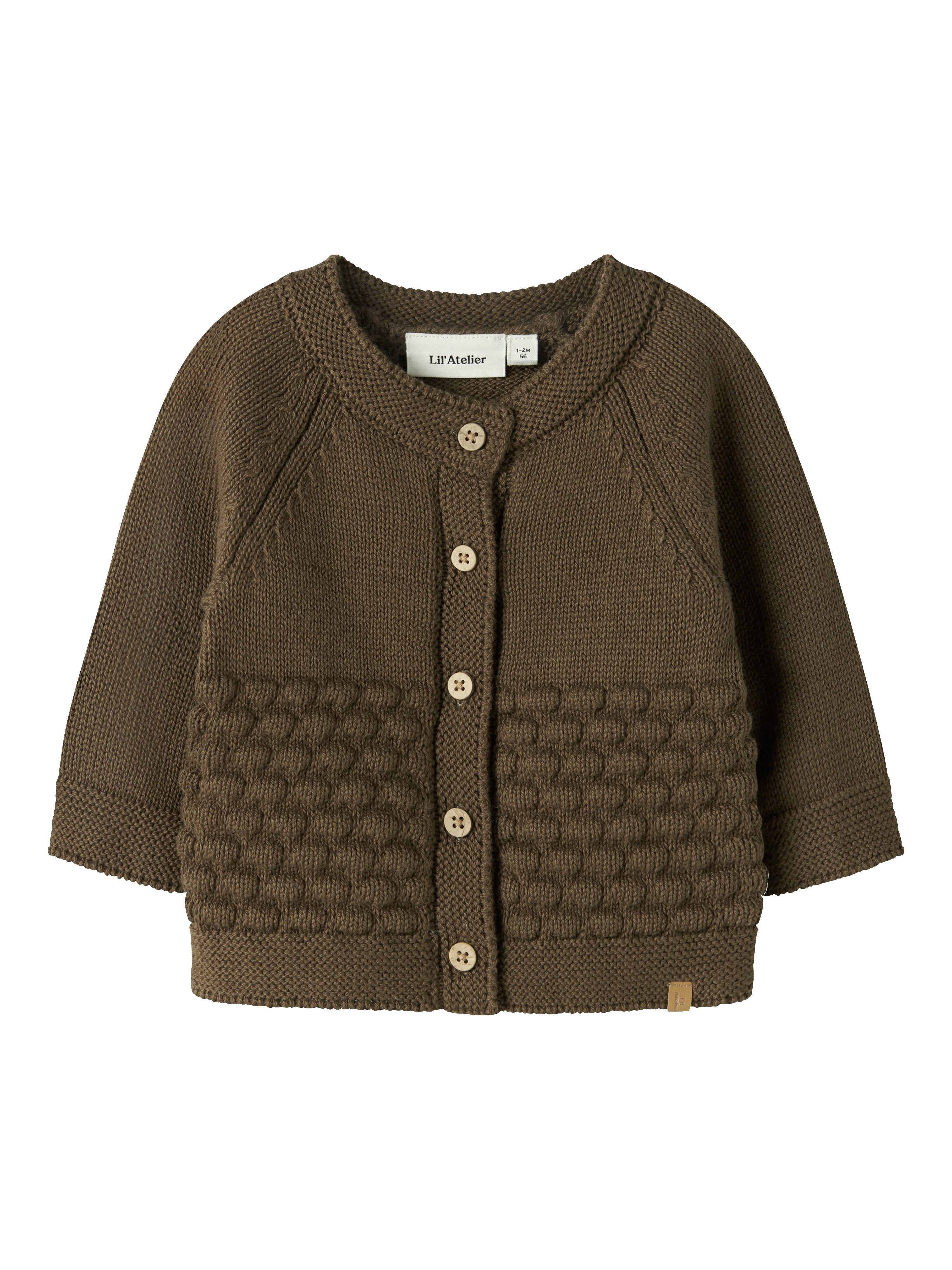 Lil Atelier - Nobir LS Knit Card - Teak