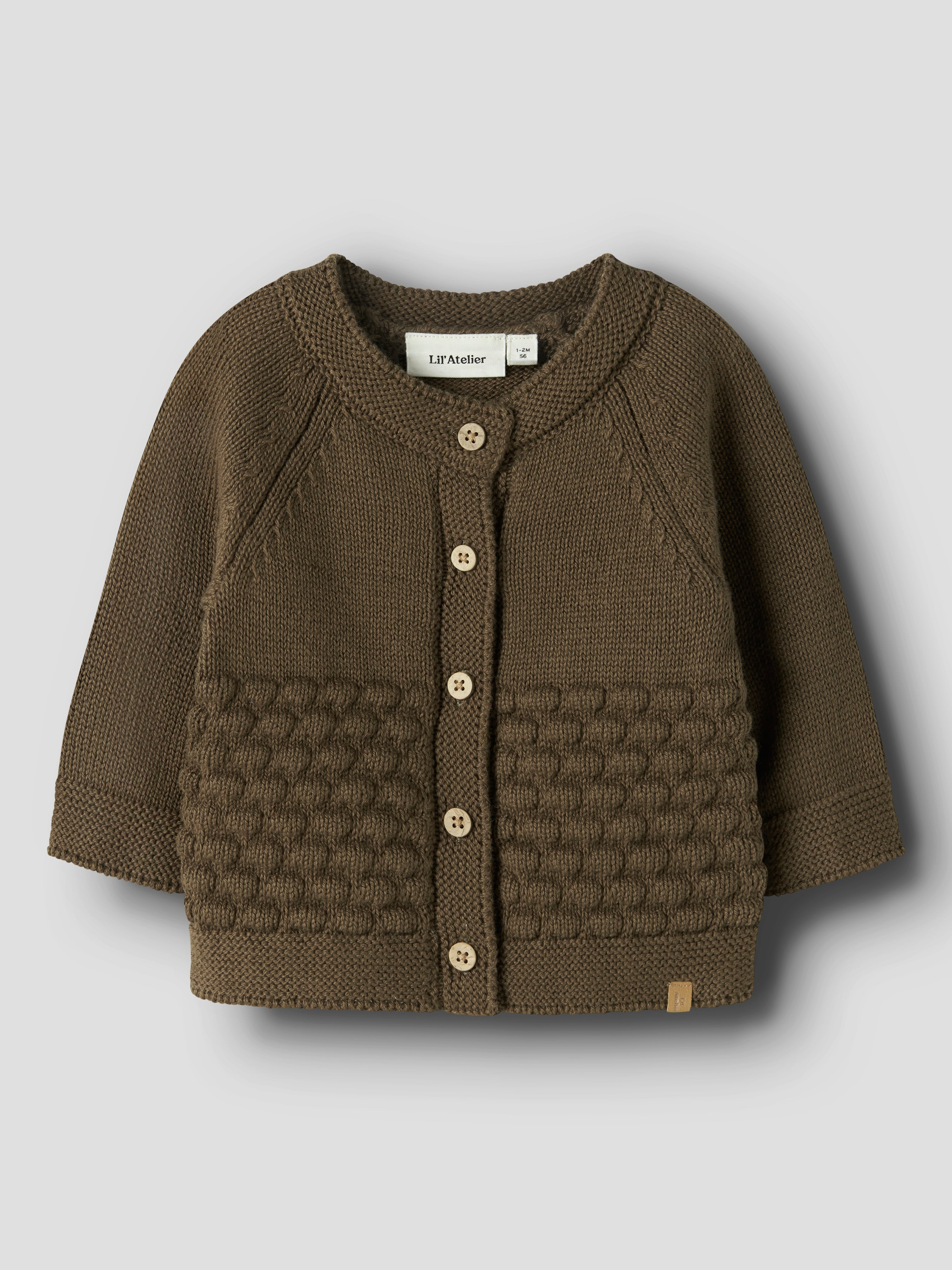 Lil Atelier - Nobir LS Knit Card - Teak