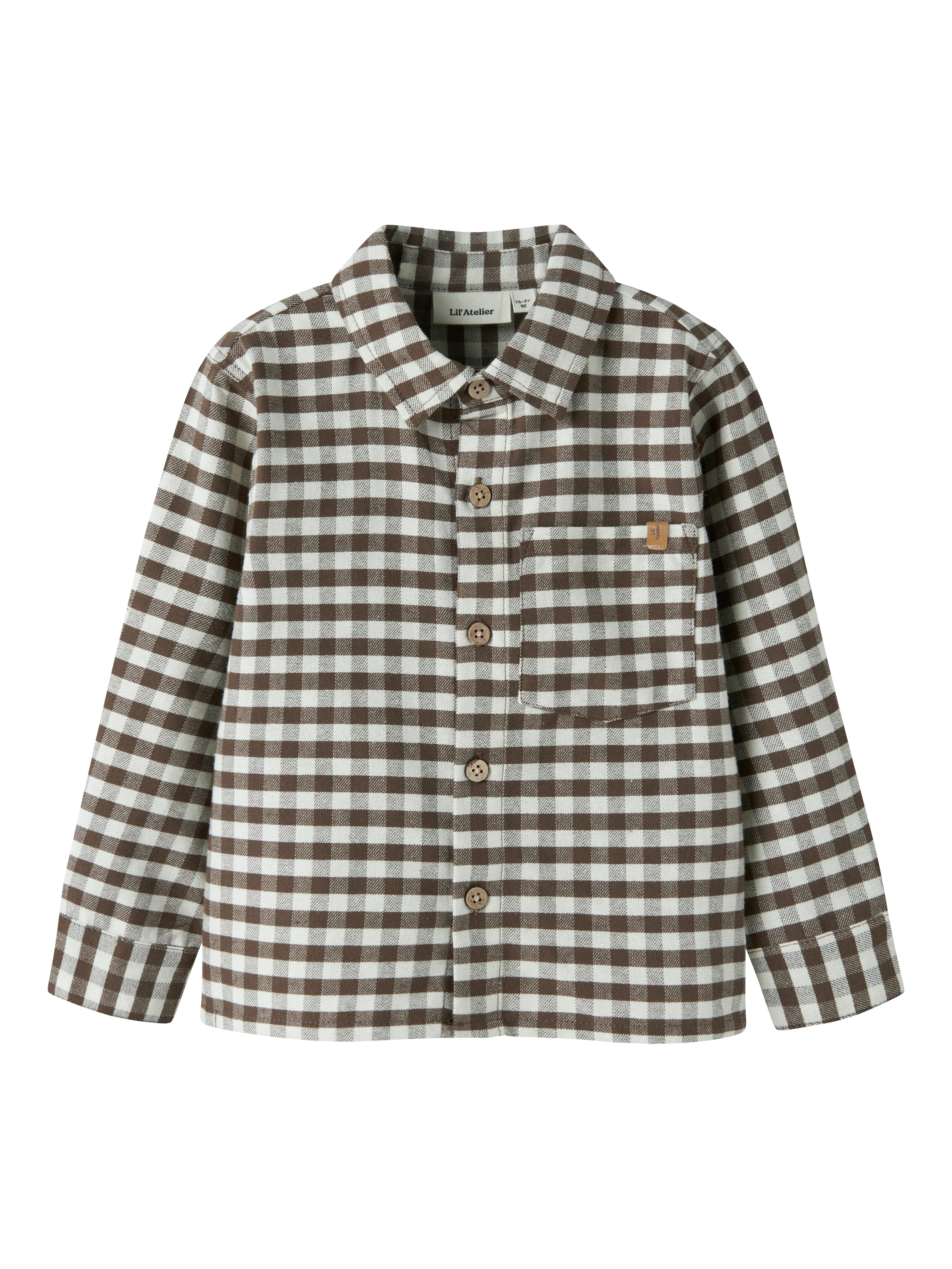 Lil Atelier - Noki LS Loose Shirt - Teak