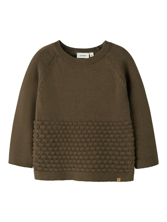 Lil Atelier Nobir - LS Knit - Teak
