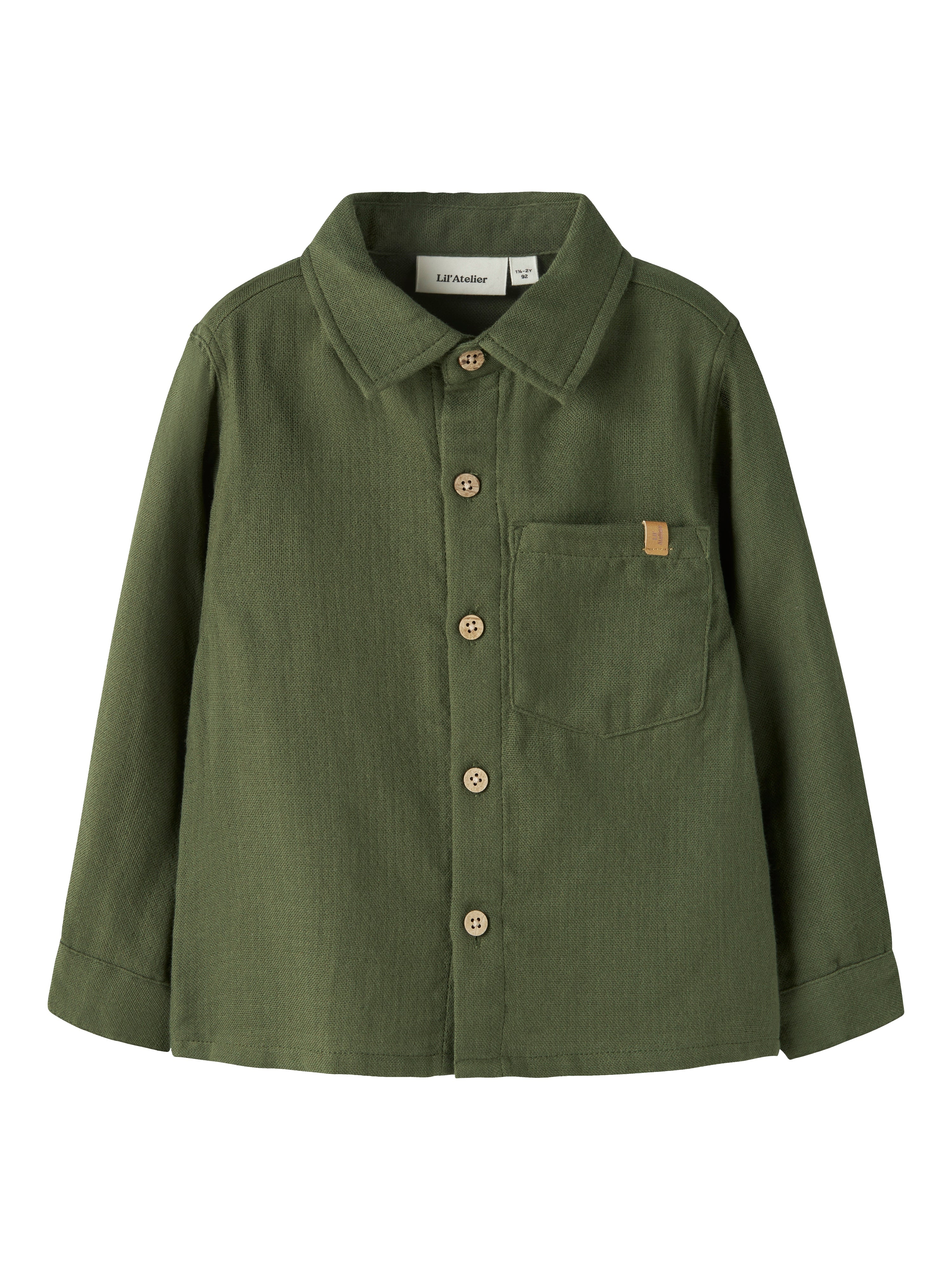 Lil Atelier Neppo - LS Loose Shirt - Cypress